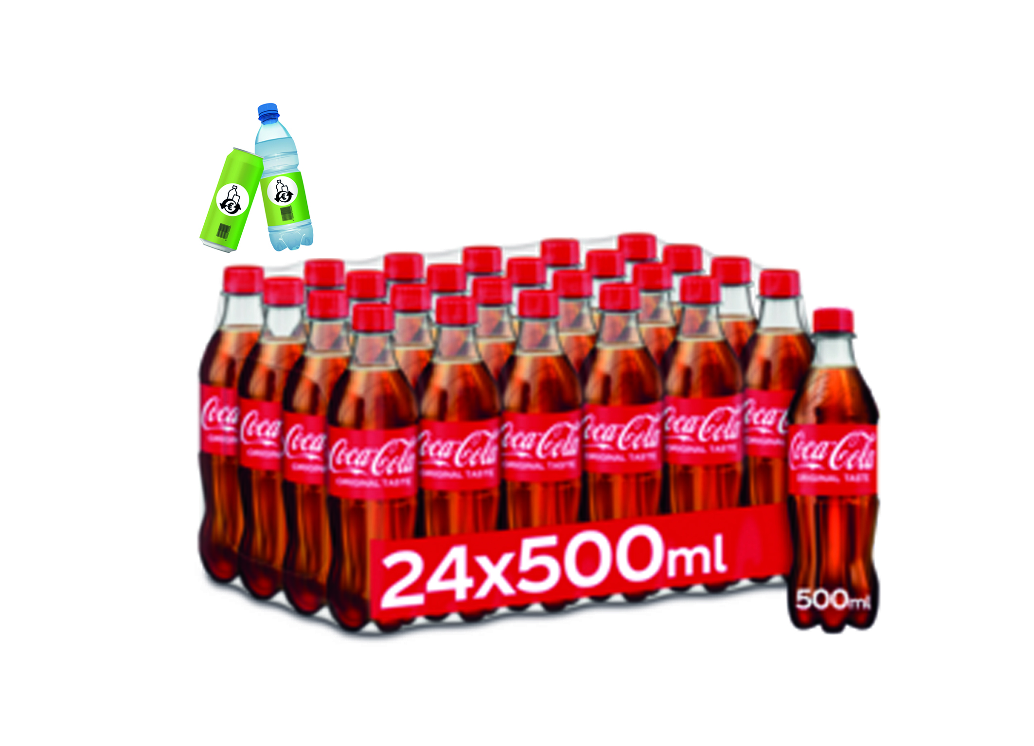 (Bild für) Coca Cola 0,5L PET EWP 24