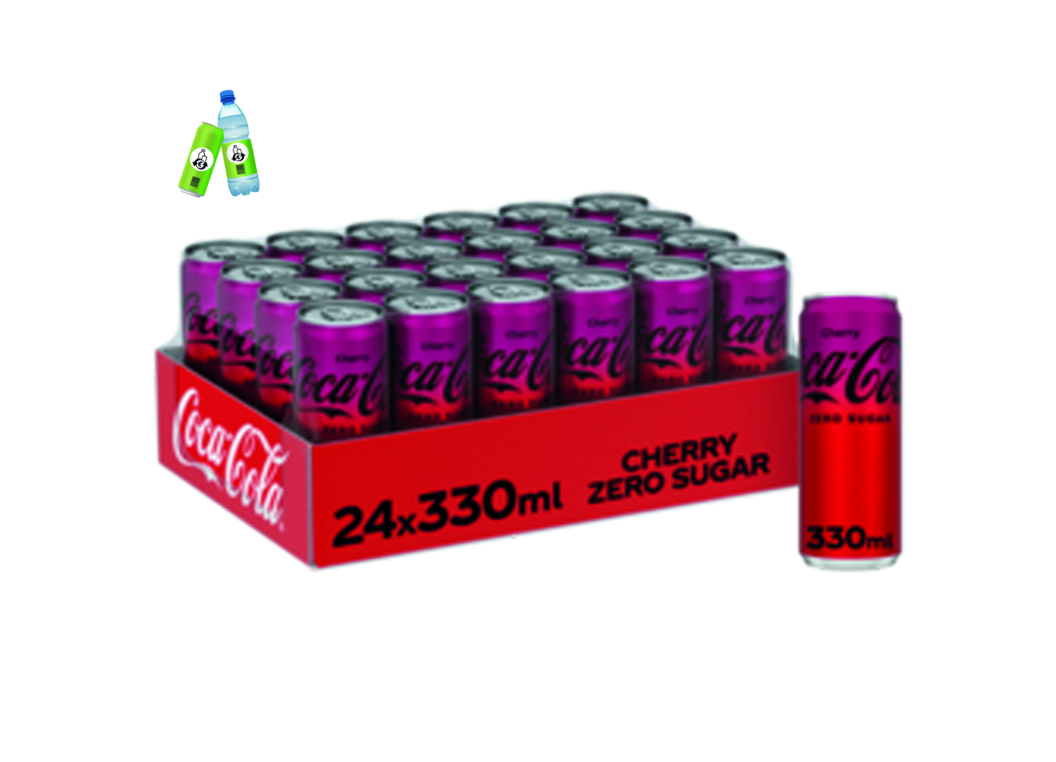 (Bild für) Coca Cola Cherry 0,33L DS EWP 24
