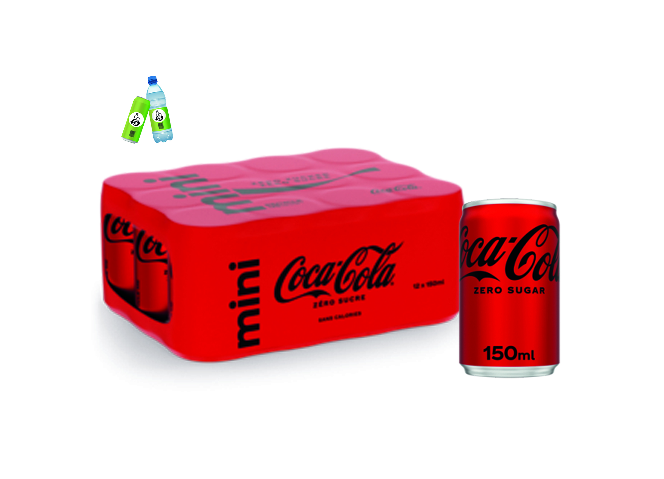 (Bild für) Coca Cola Zero 0,15L DS EWP 12