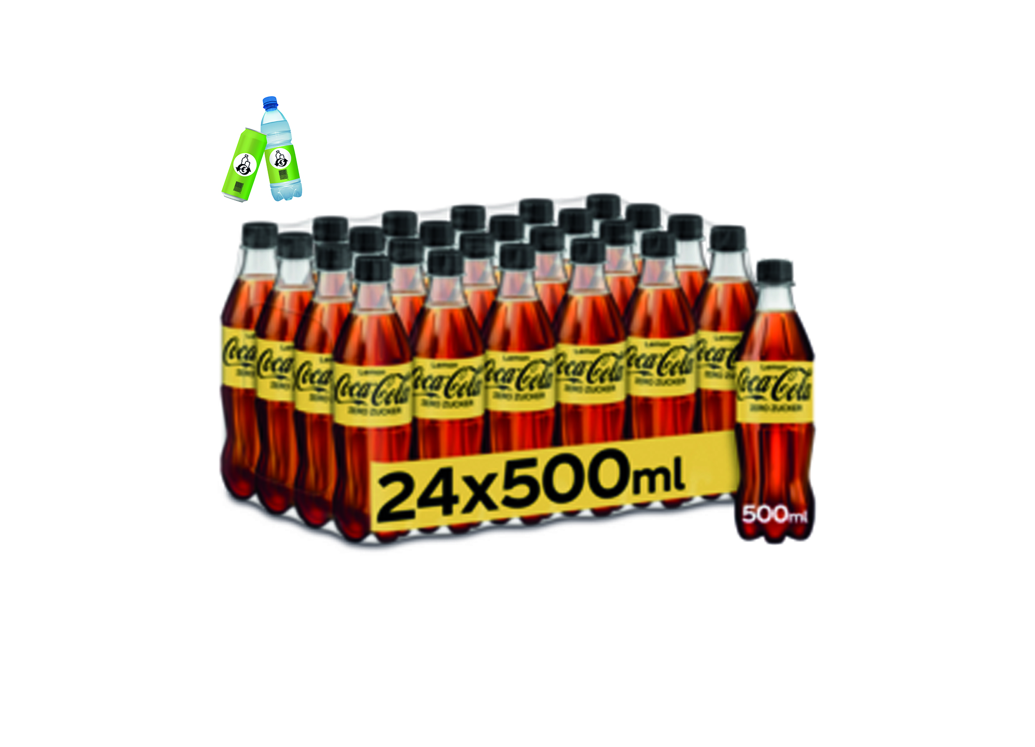 (Bild für) Coca Cola Zero Lemon 0,5L PET EWP 24
