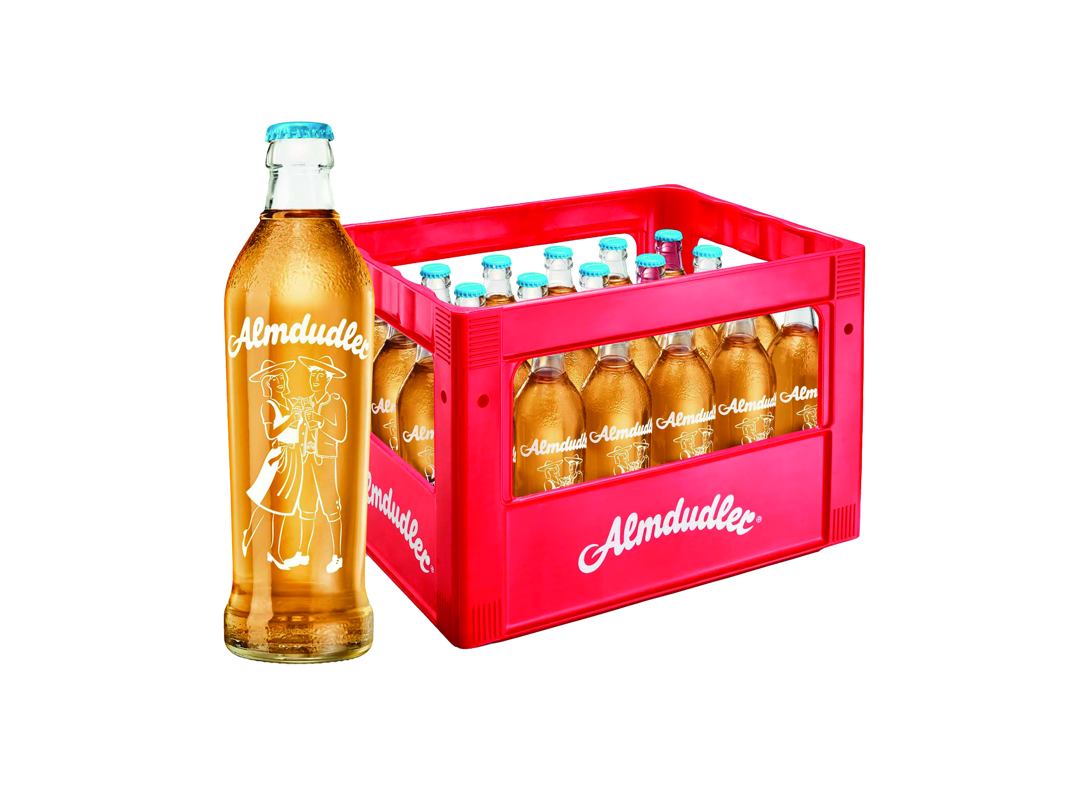 (Bild für) Almdudler Zuckerfrei 0,35L FL MW 24