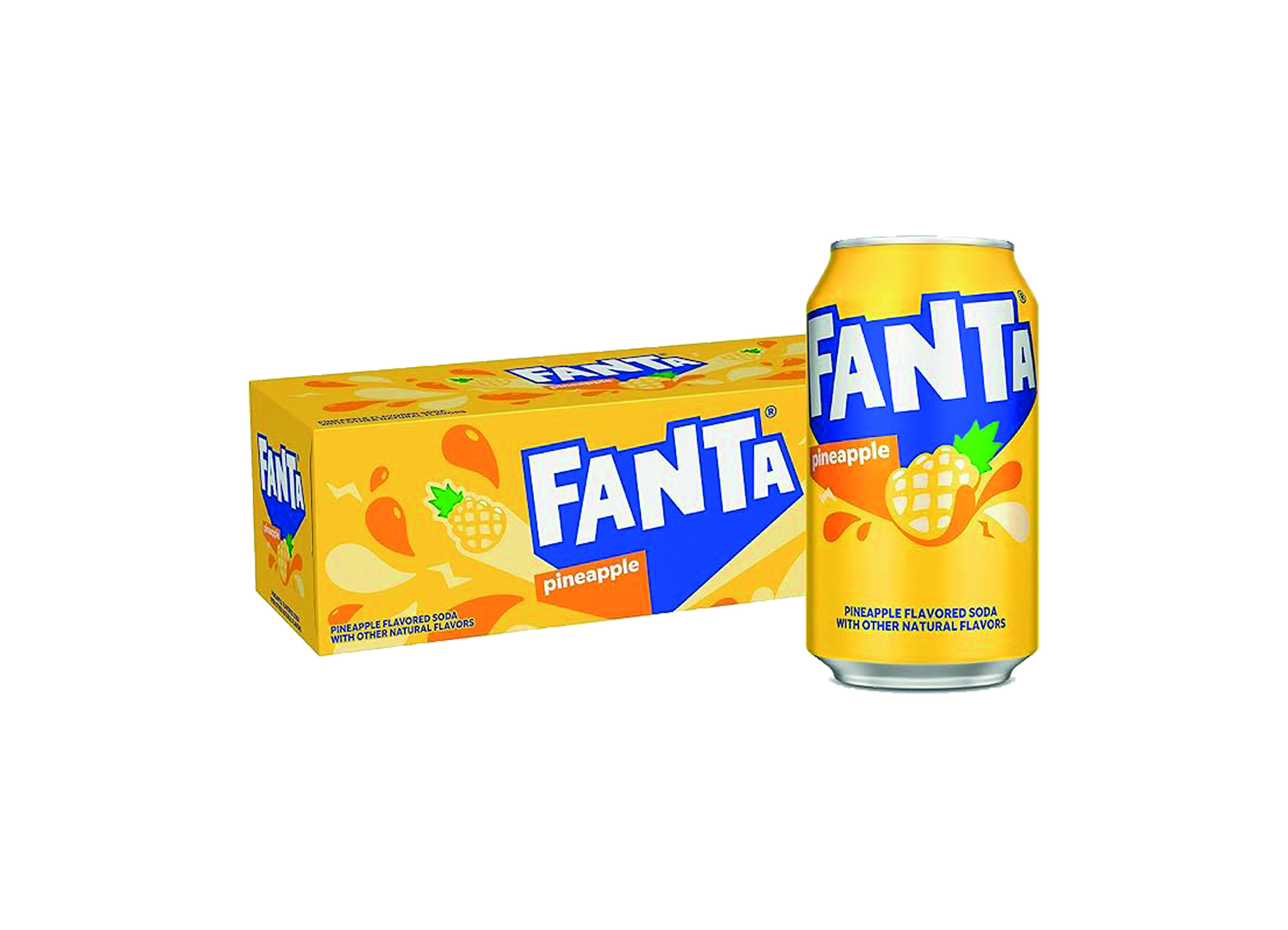 (Bild für) Fanta Pineapple USA 0,355L DS 12