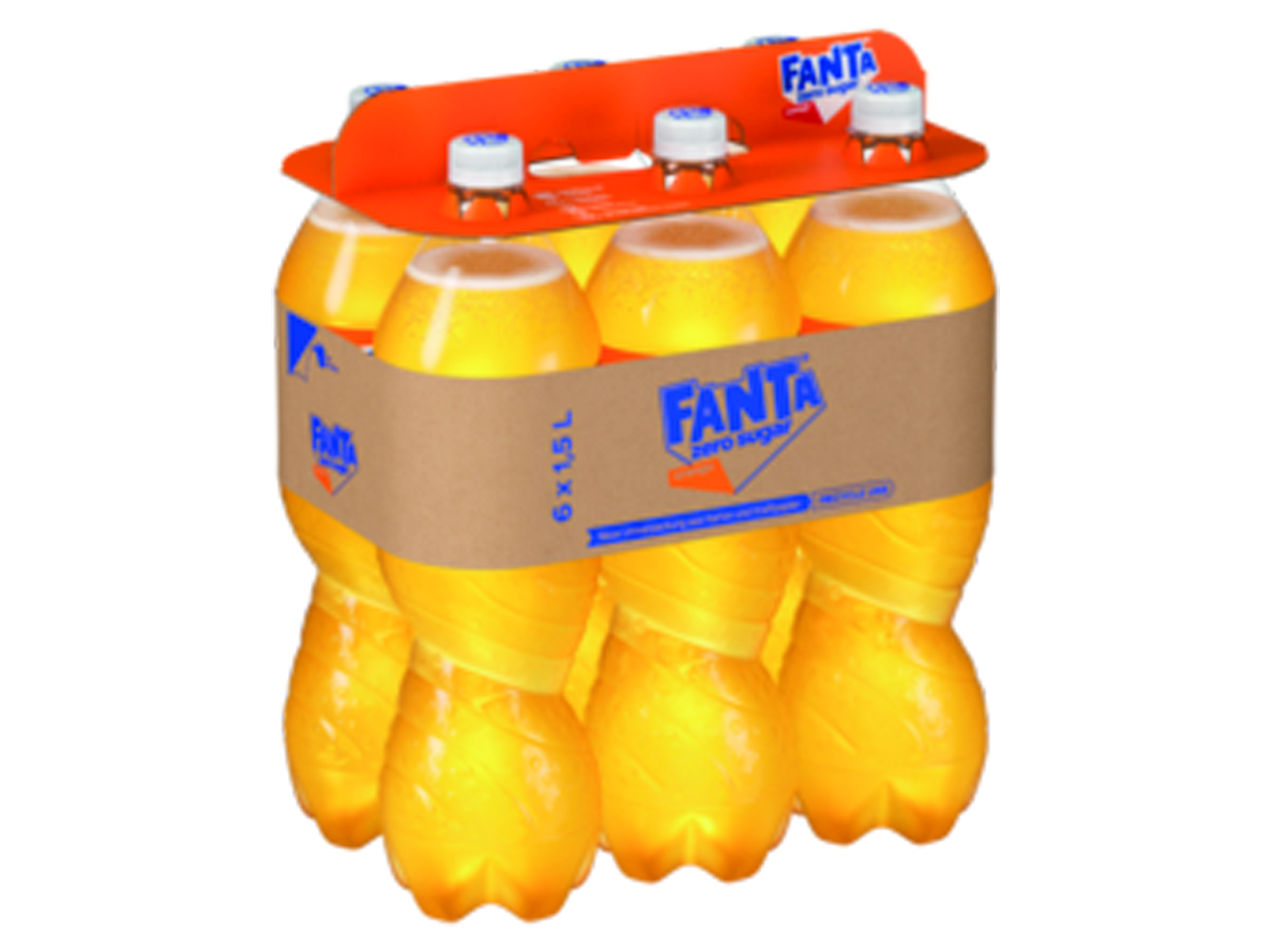(Bild für) Fanta Orange Zero Litetop 1,5L PET 6