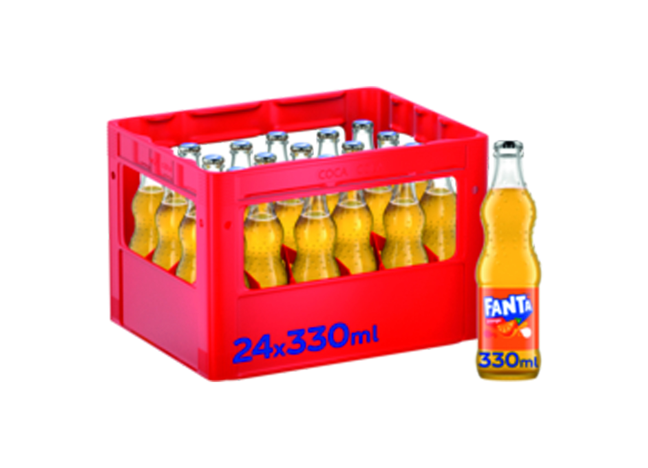 (Bild für) Fanta Orange 0,33L FL MW 24