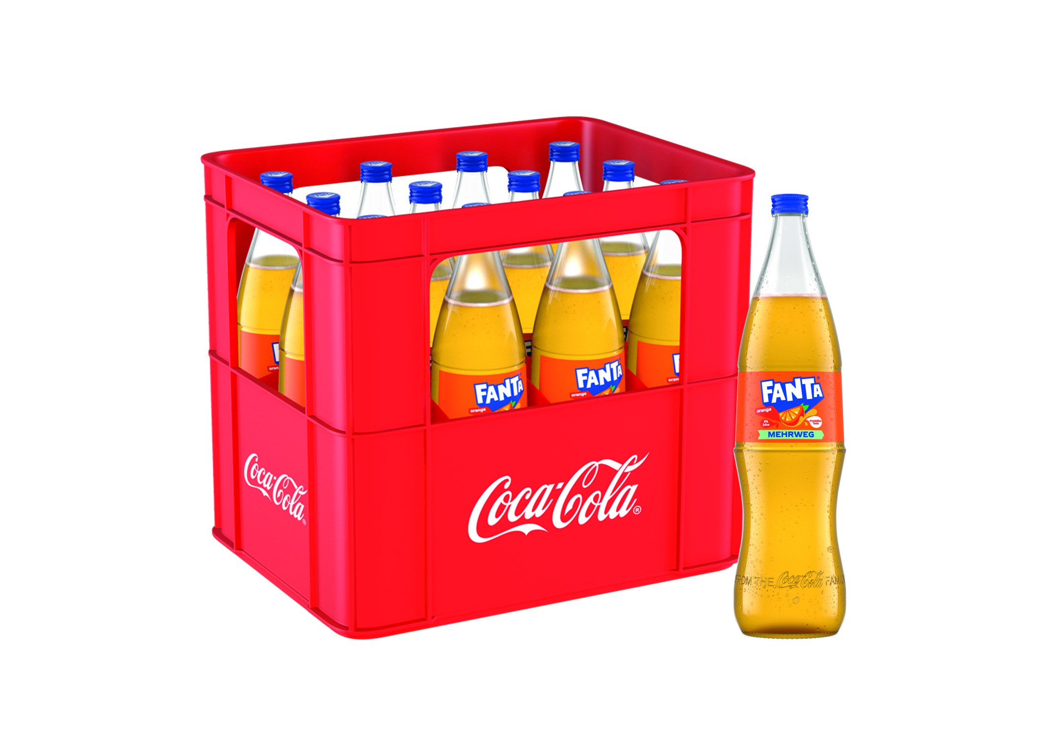 (Bild für) Fanta Orange 1L FL MW 12