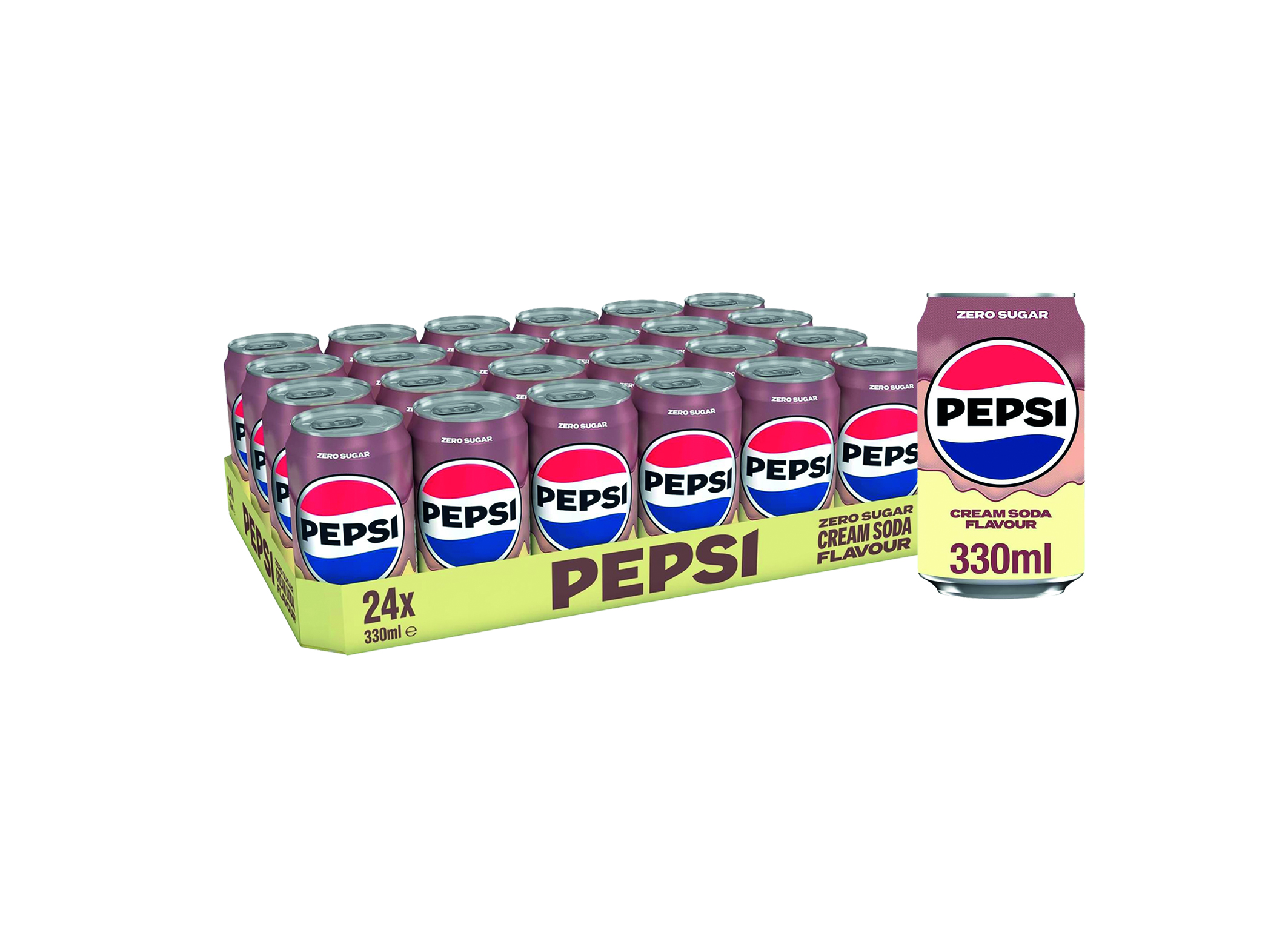 (Bild für) Pepsi Cream Soda UK 0,33L DS 24