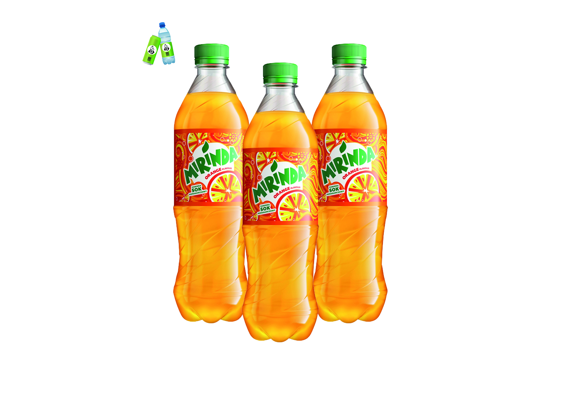 (Bild für) Mirinda Orange 0,5L PET EWP 12