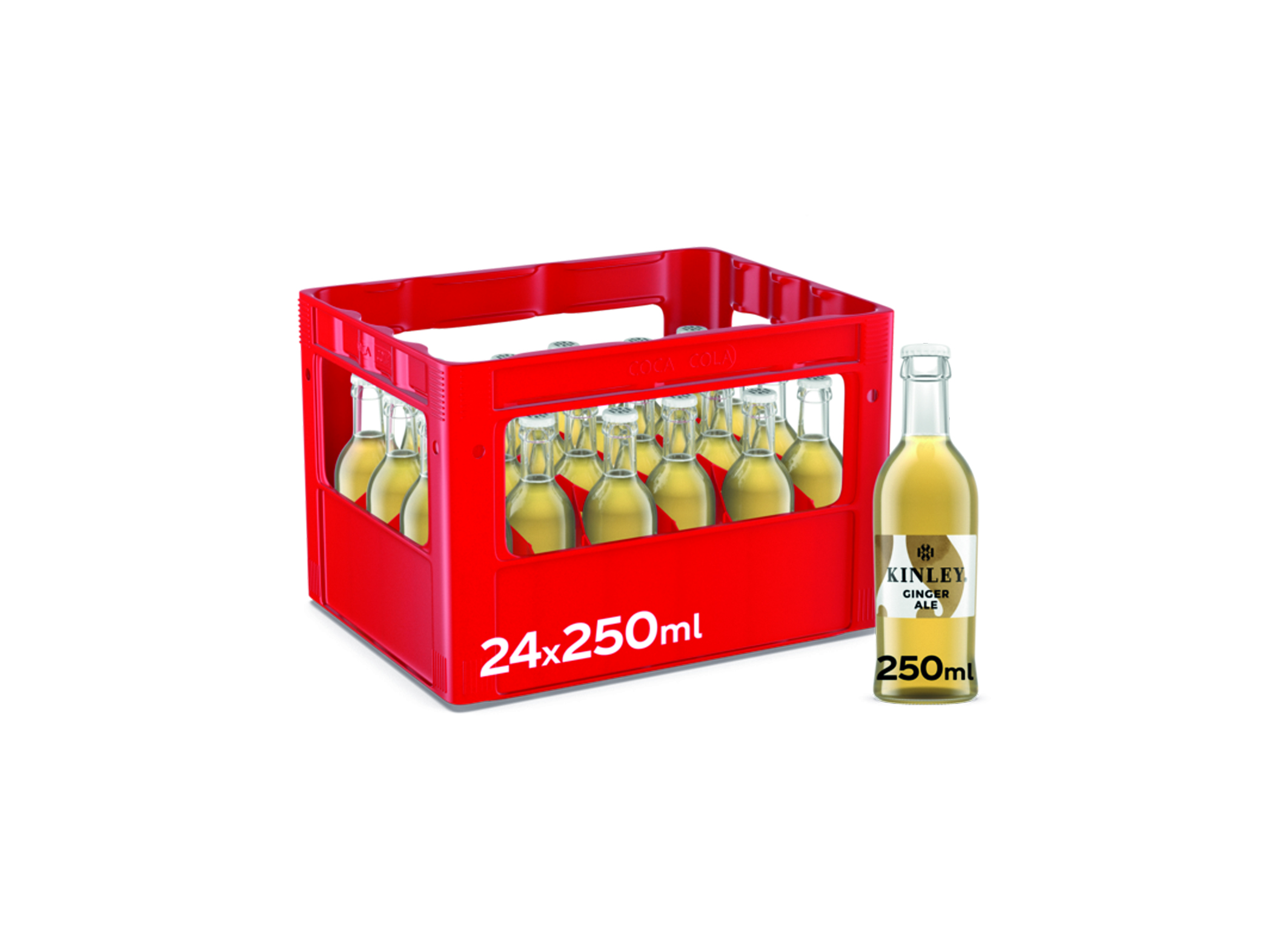 (Bild für) Kinley Ginger Ale 0,25L FL MW 24