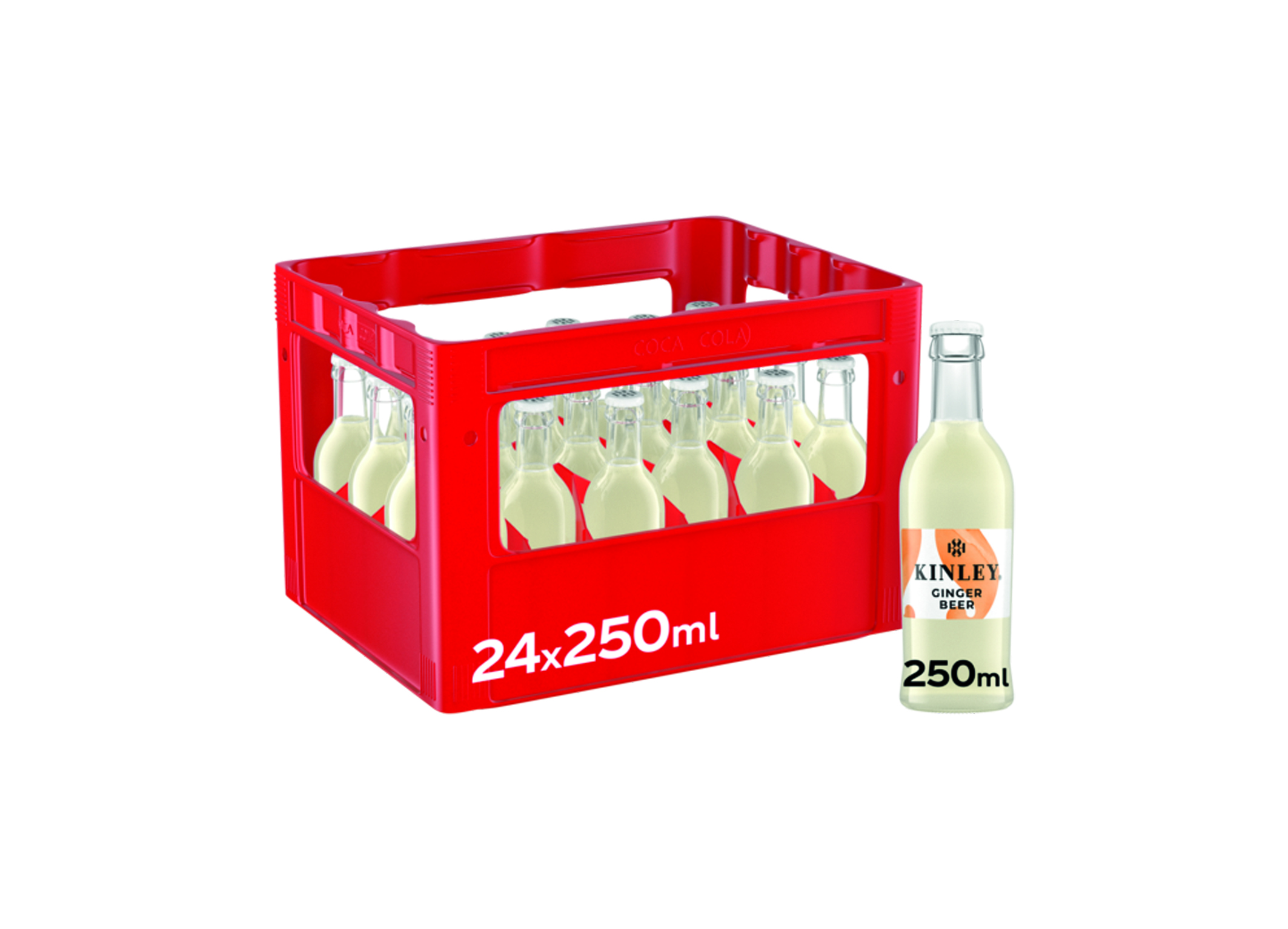(Bild für) Kinley Ginger Beer 0,25L FL MW 24