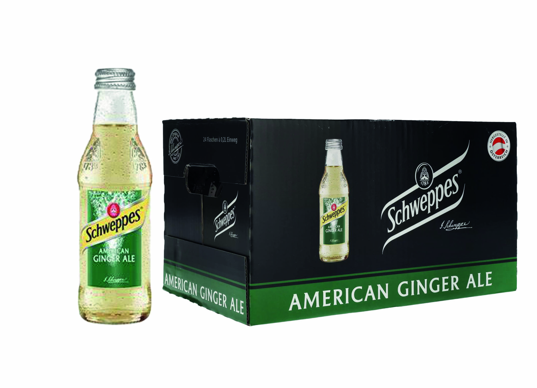 (Bild für) Schweppes Ginger Ale 0,2L FL EW 24