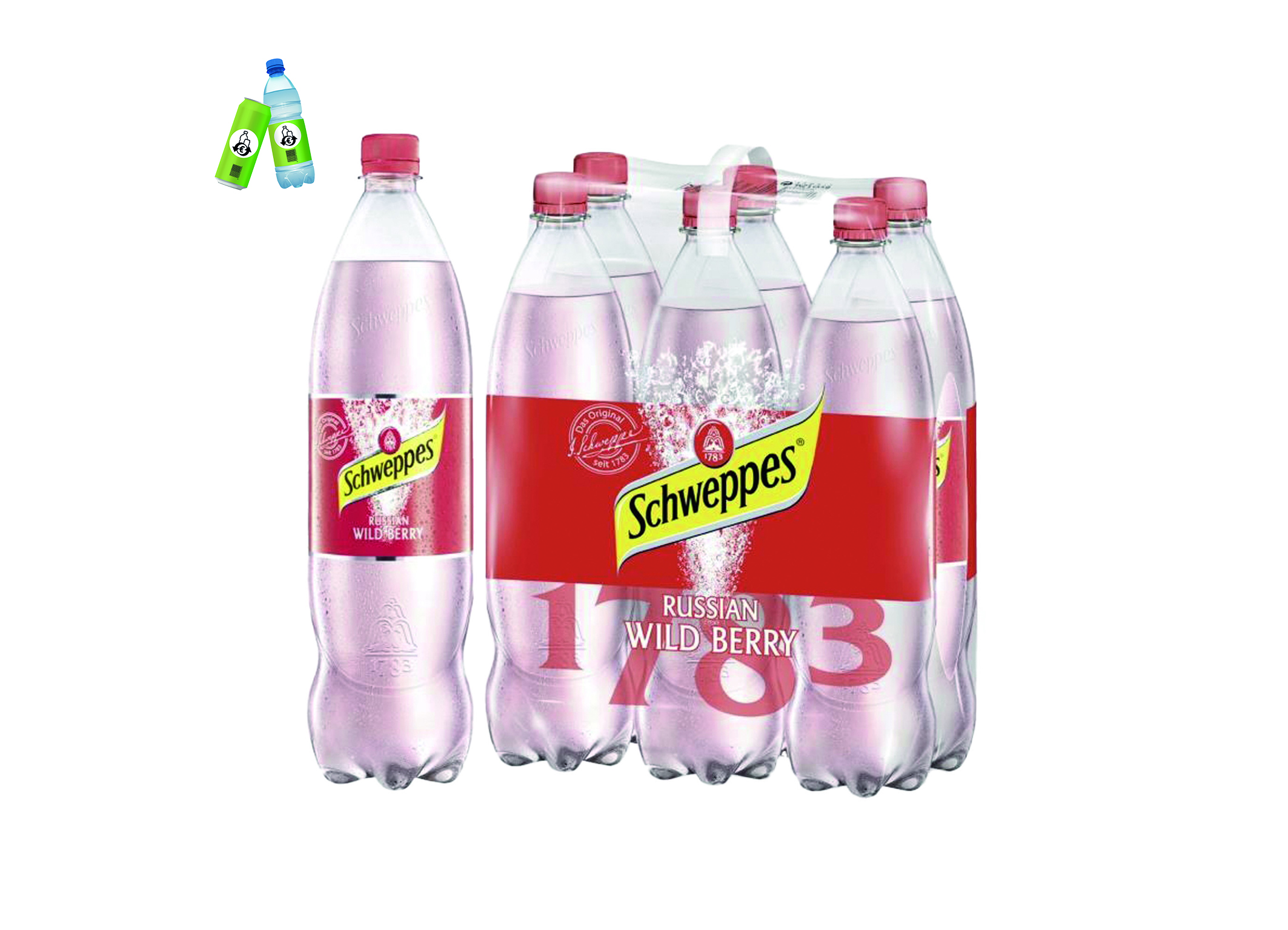 (Bild für) Schweppes Wild Berry 1,25L PET EWP 6