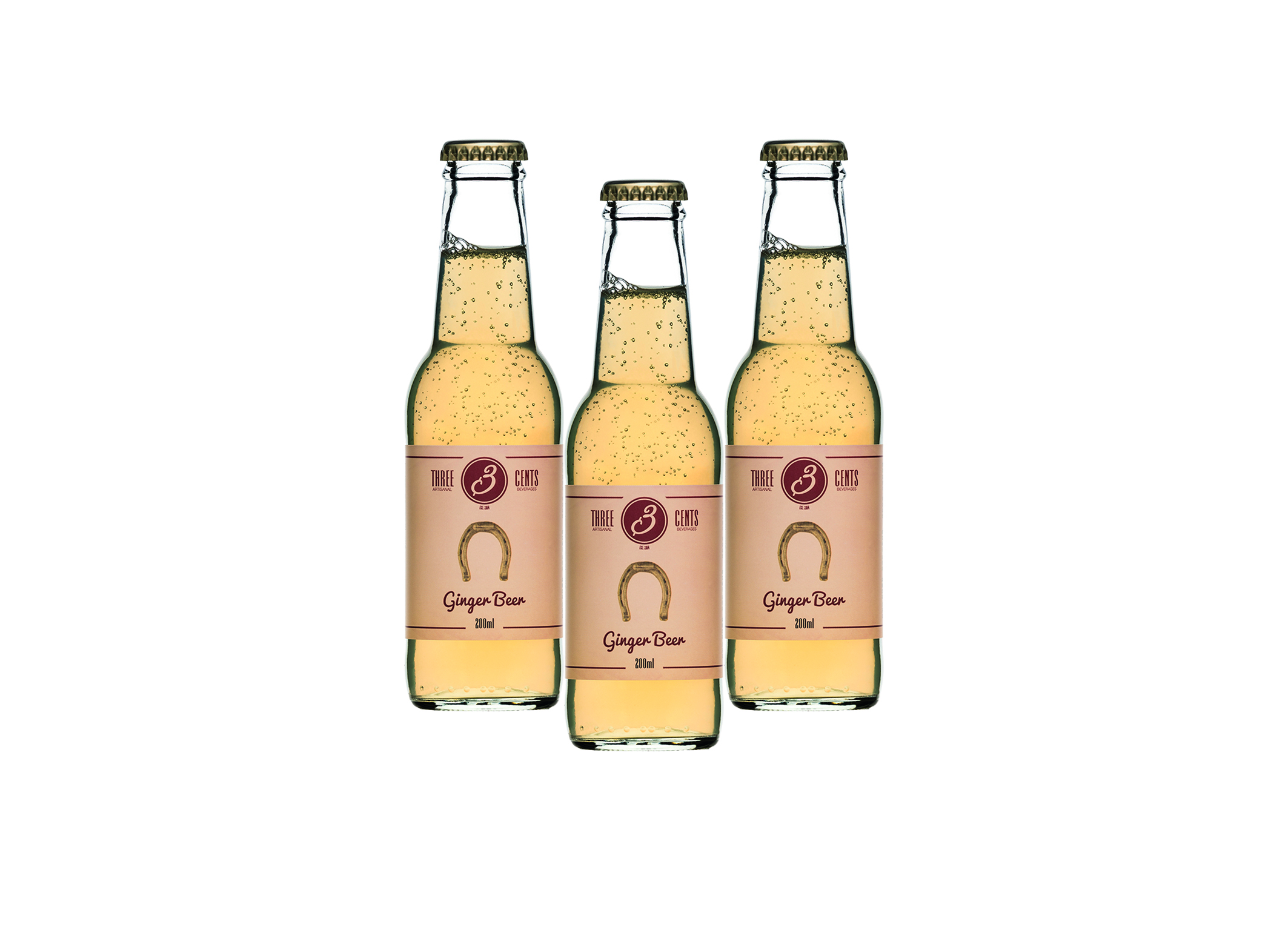 (Bild für) Three Cents Ginger Beer 0,2L FL EW 24