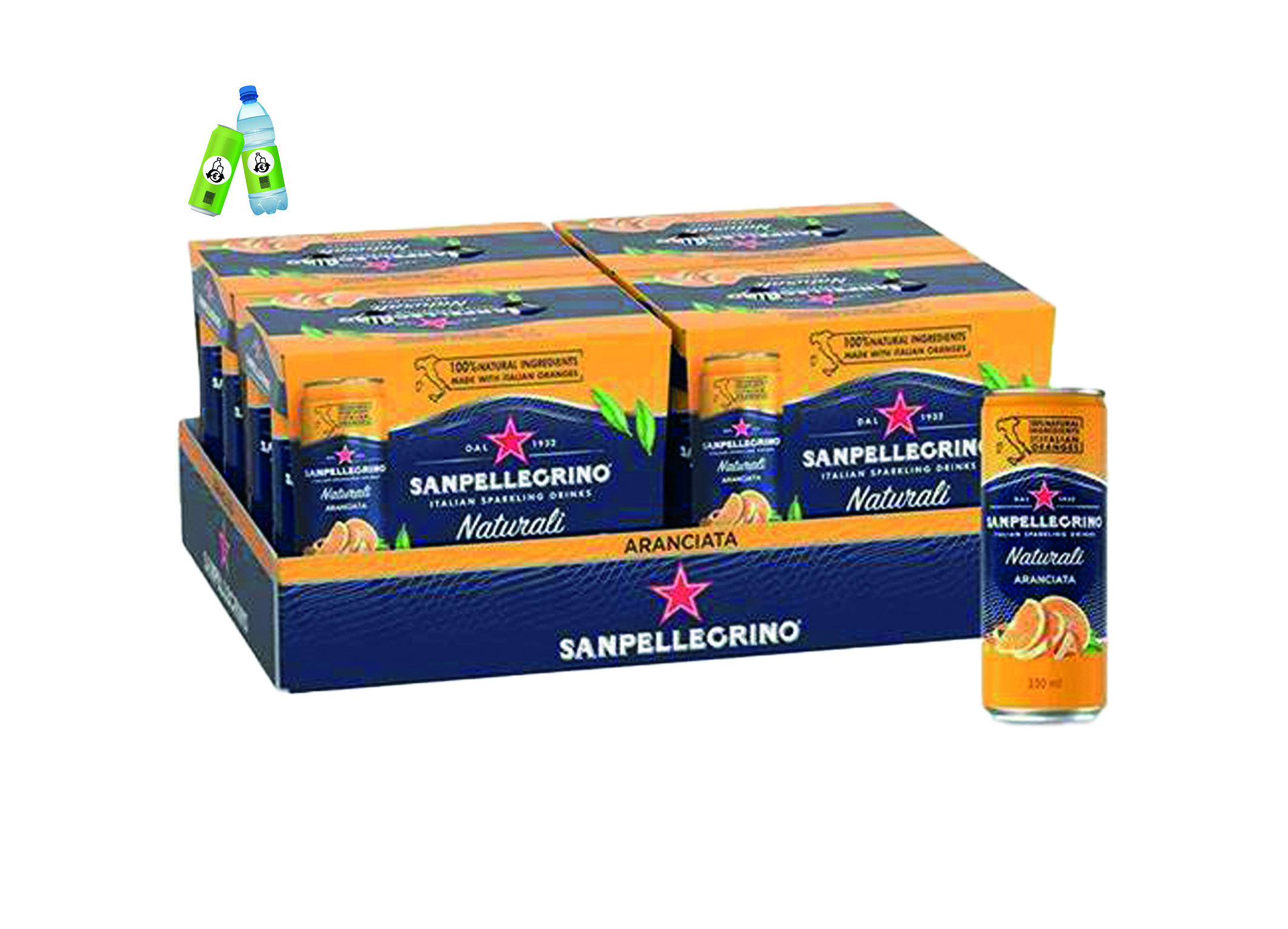 (Bild für) San Pellegrino Aranciata 0,33L DS EWP 24