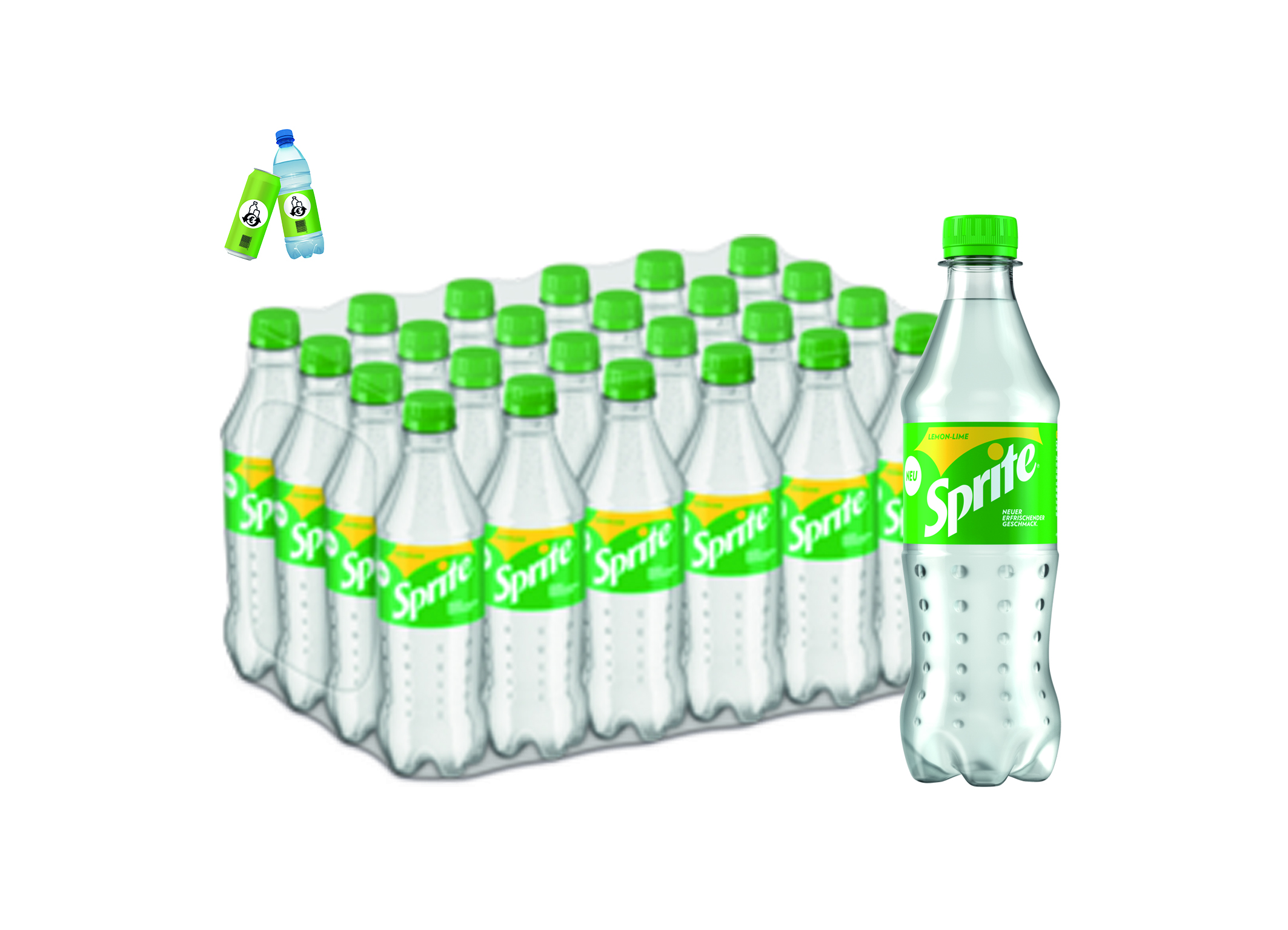 (Bild für) Sprite 0,5L PET EWP 24