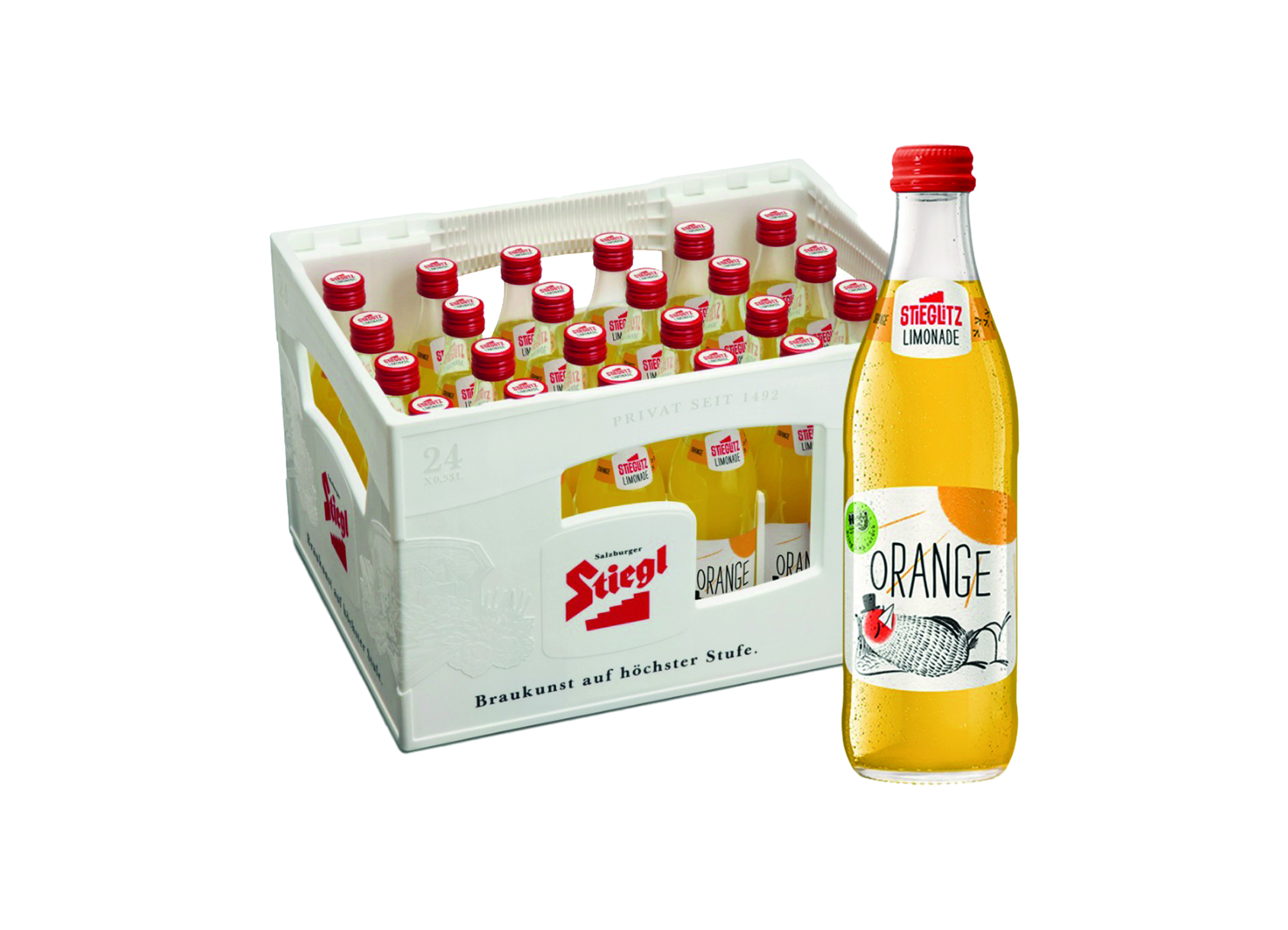 (Bild für) Stieglitz Orange 0,33L FL MW 24