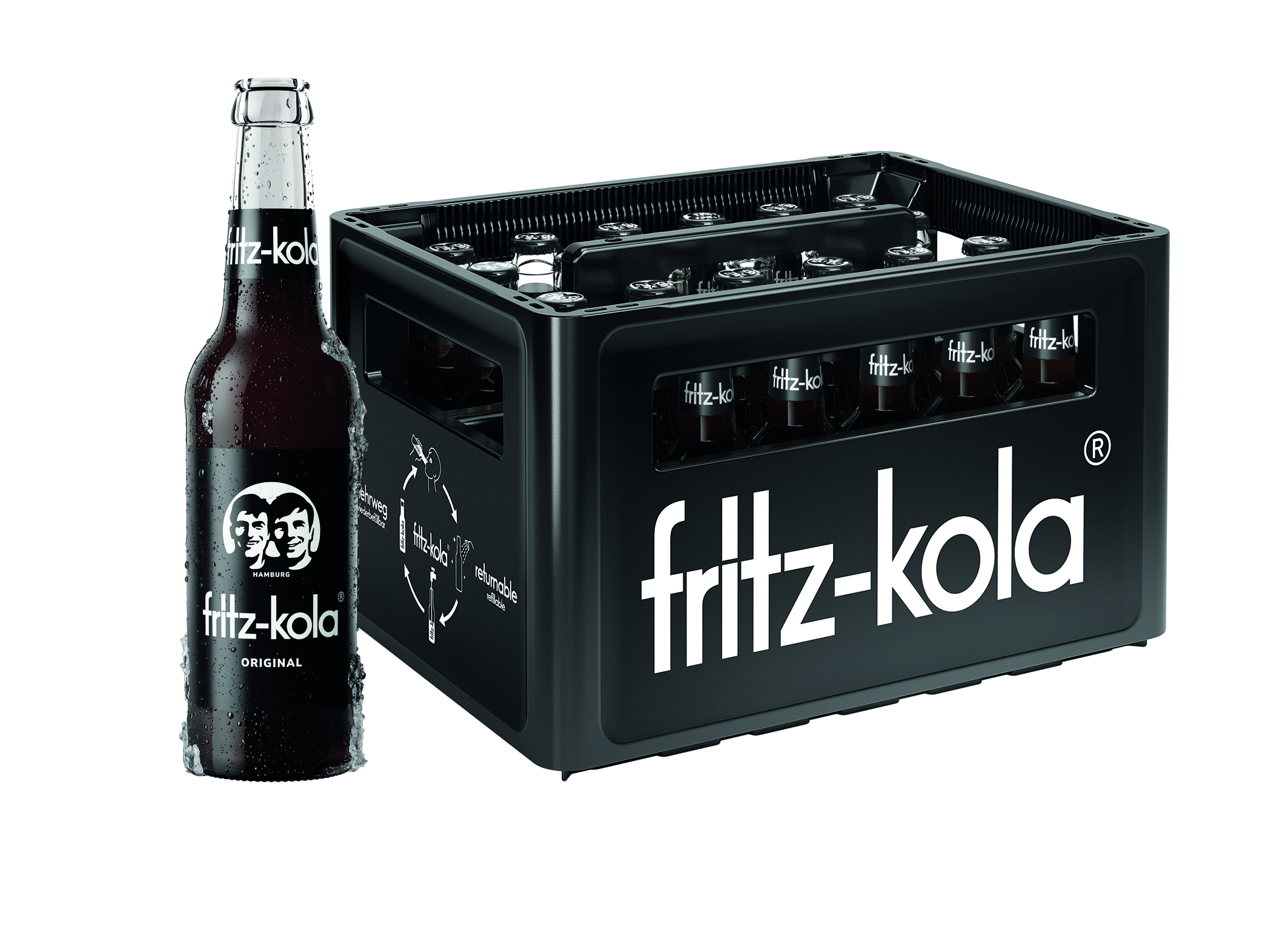 (Bild für) Fritz-kola Original 0,33L FL MW 24