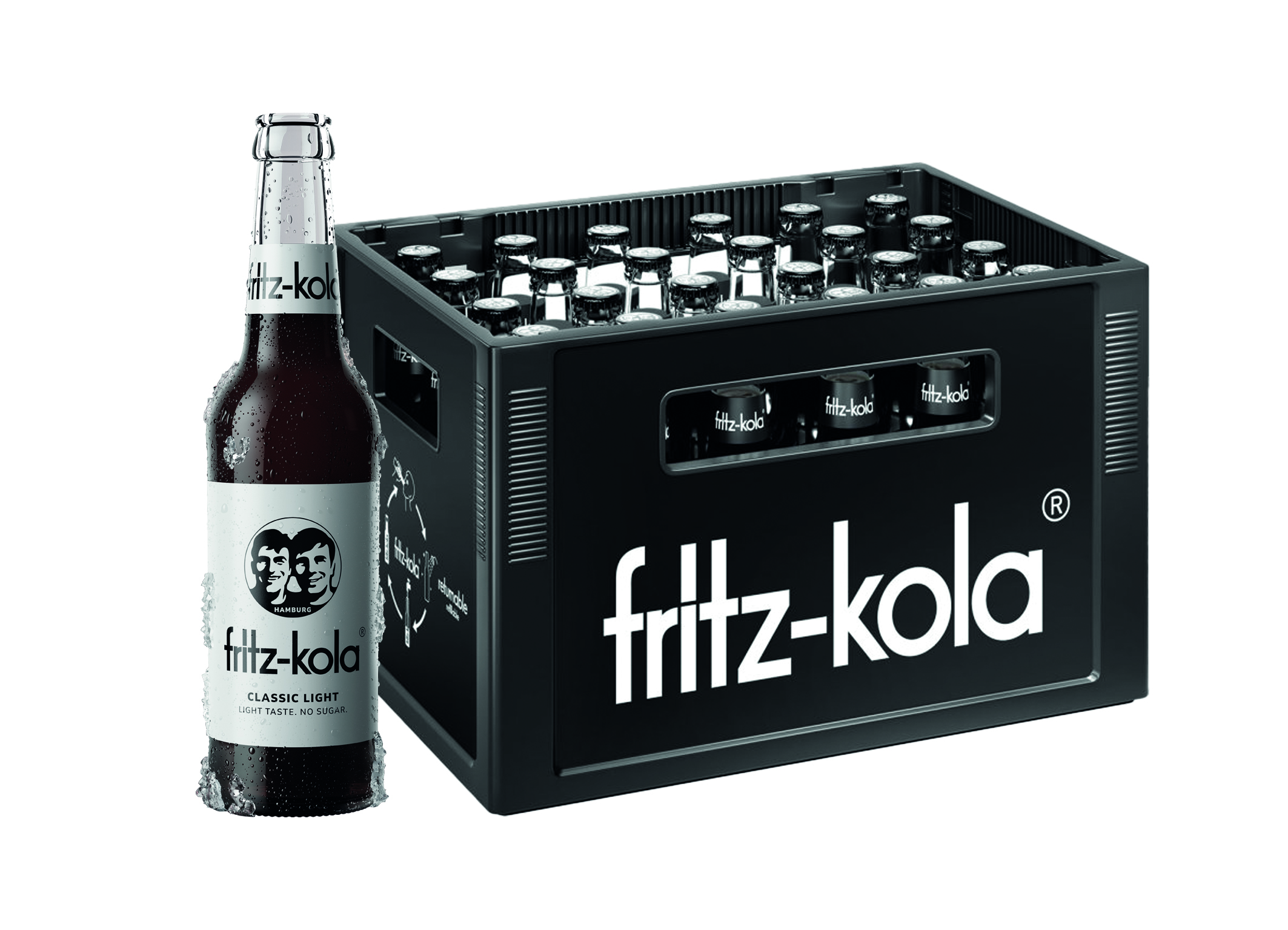 (Bild für) Fritz-kola Light 0,33L FL MW 24