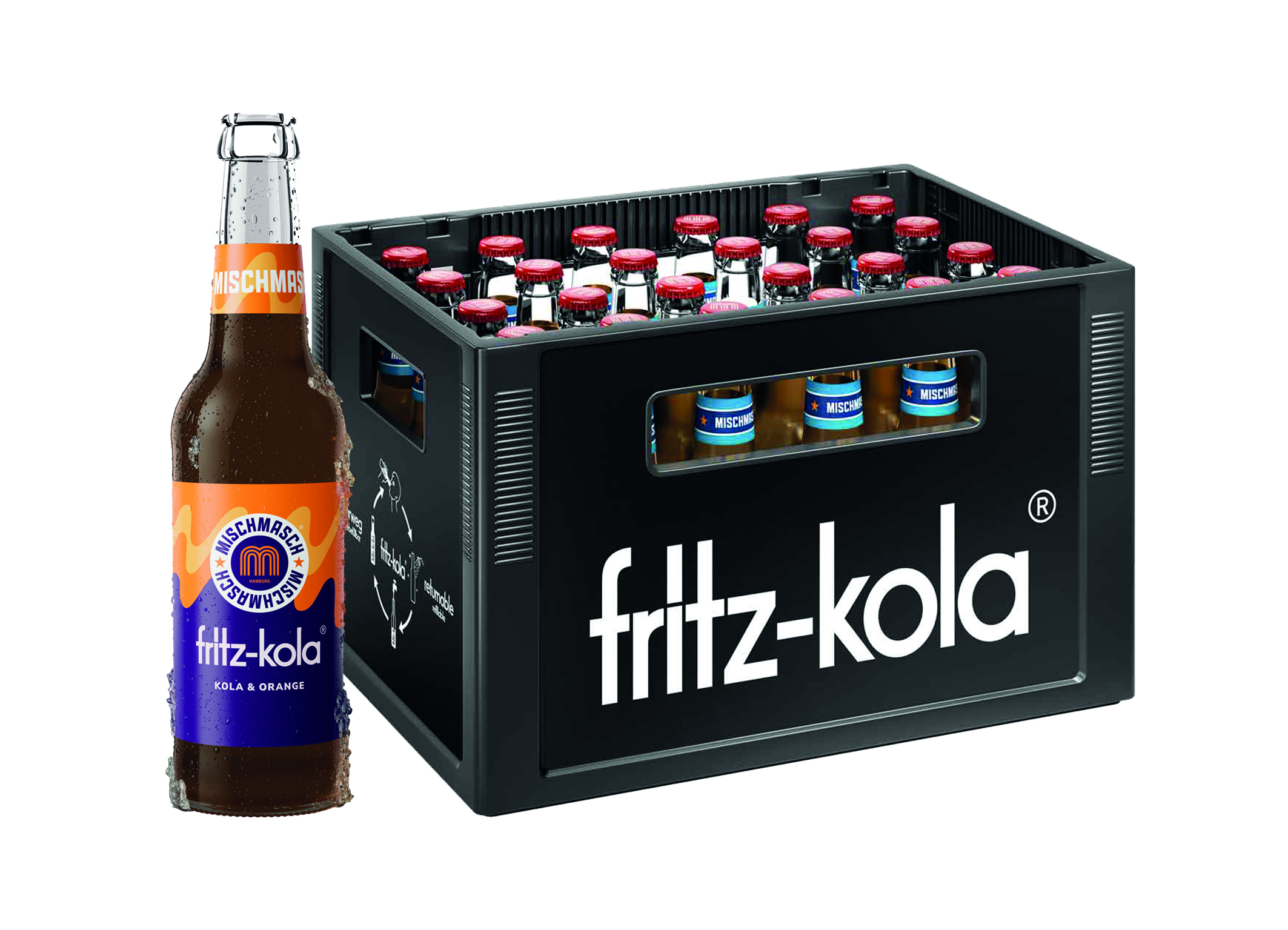 (Bild für) Fritz-kola Mischmasch 0,33L FL MW 24
