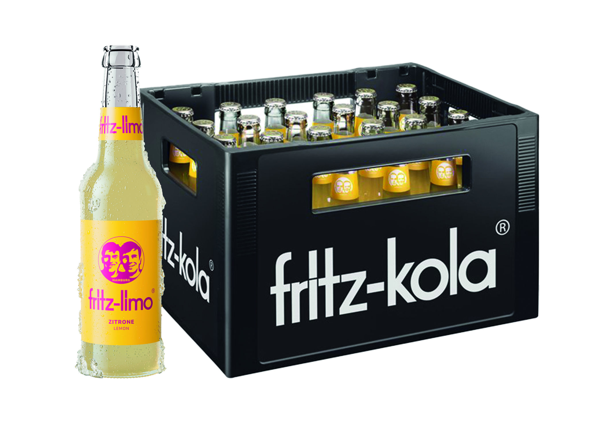 (Bild für) Fritz-limo Zitrone 0,33L FL MW 24