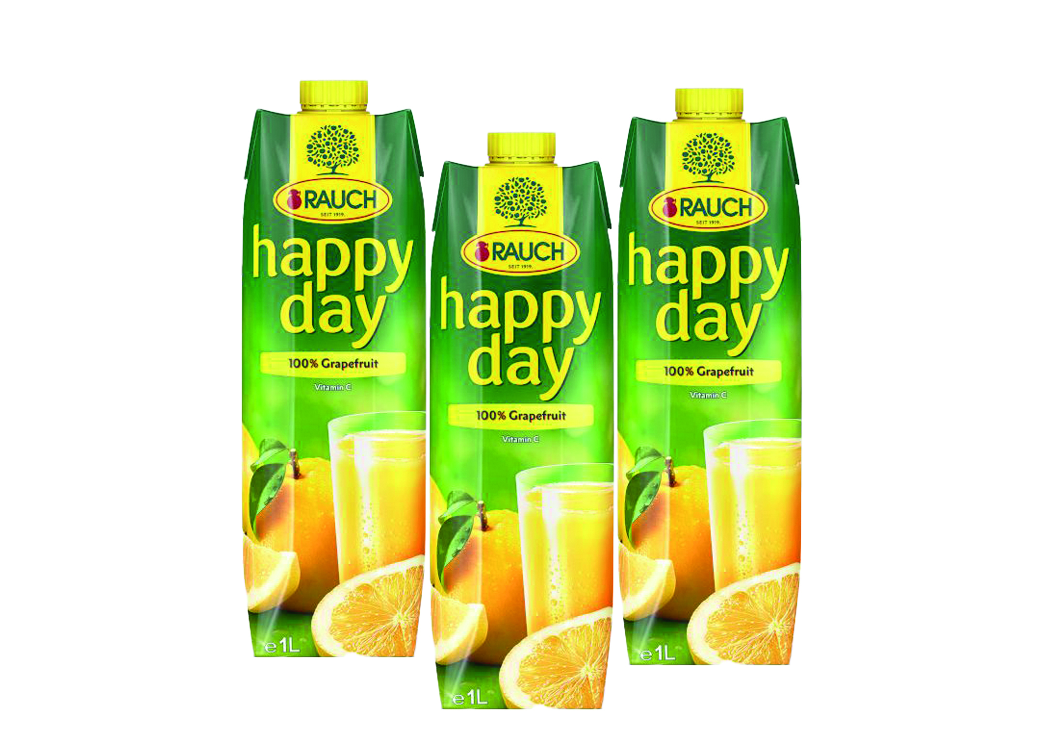 (Bild für) Happy Day Grapefruit 100% 1L 12