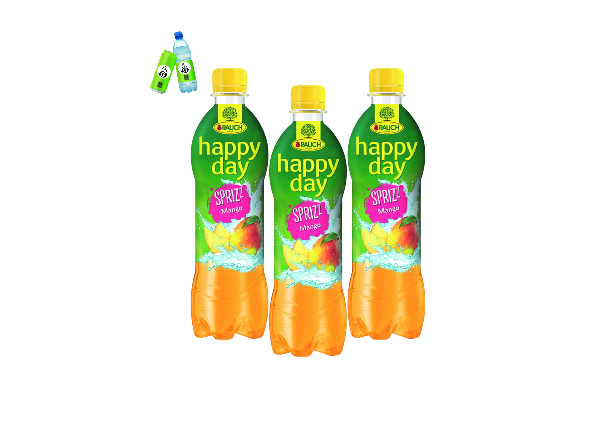 (Bild für) Happy Day Mango Sprizz 0,5L PET EWP 12