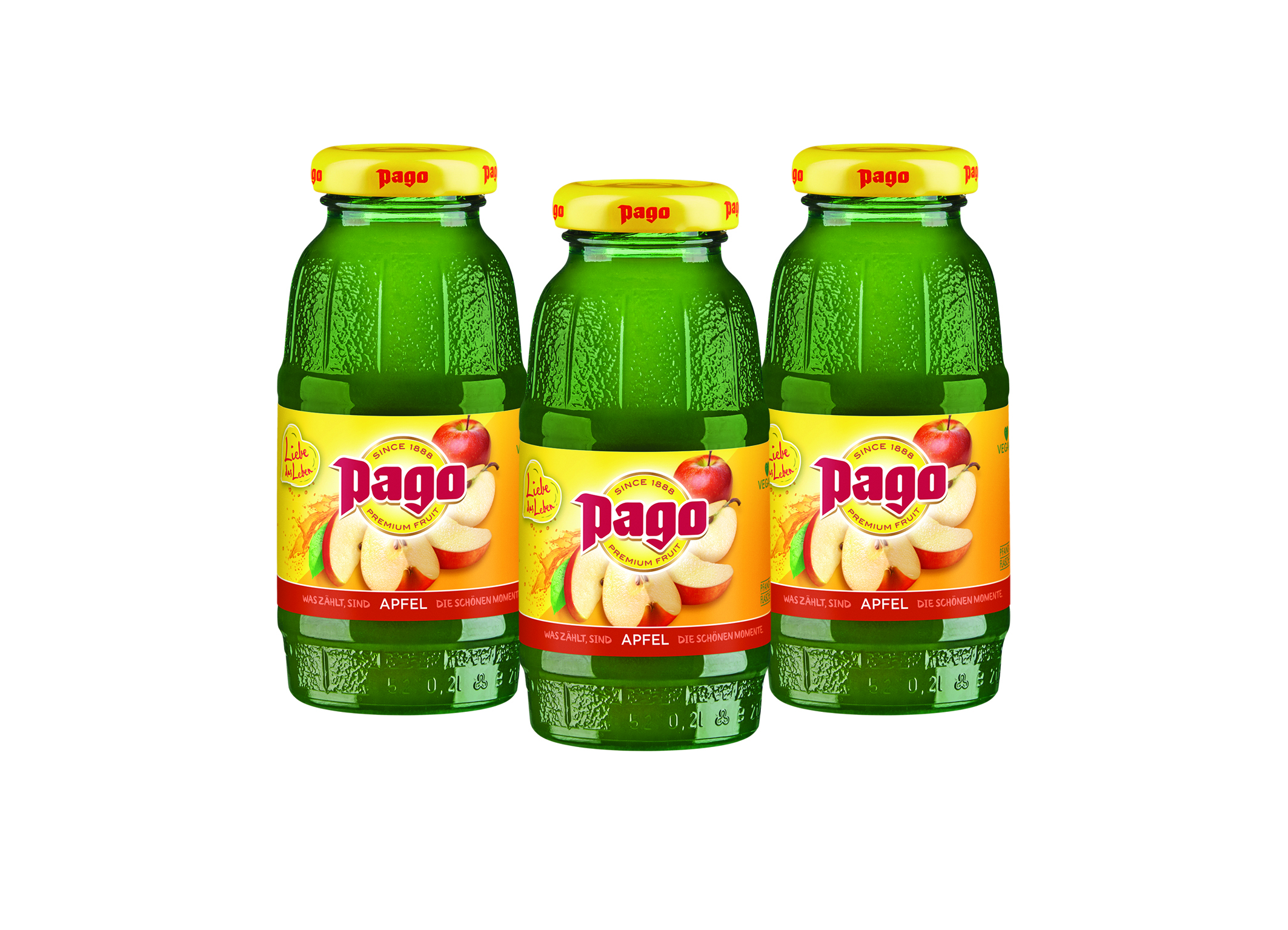 (Bild für) Pago Apfel 100% 0,2L FL MW 24