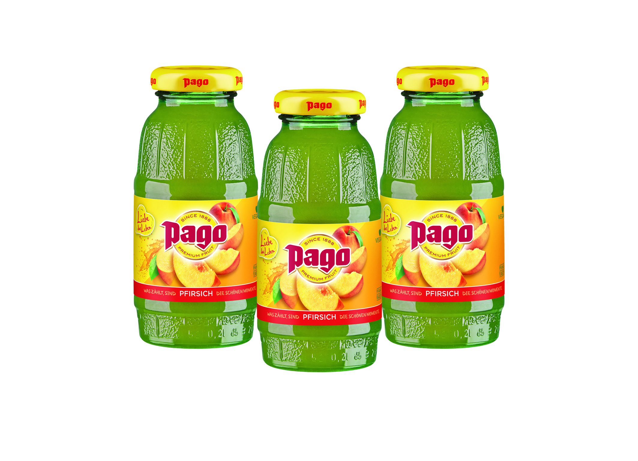 (Bild für) Pago Pfirsich 0,2L FL MW 24