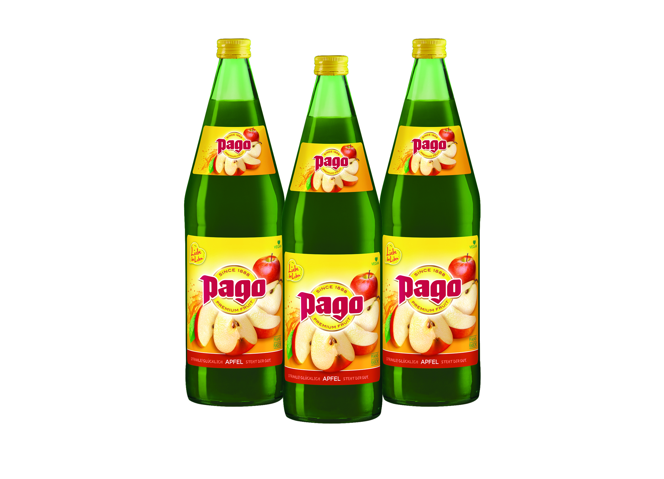 (Bild für) Pago Apfel 100% 1L FL MW 12