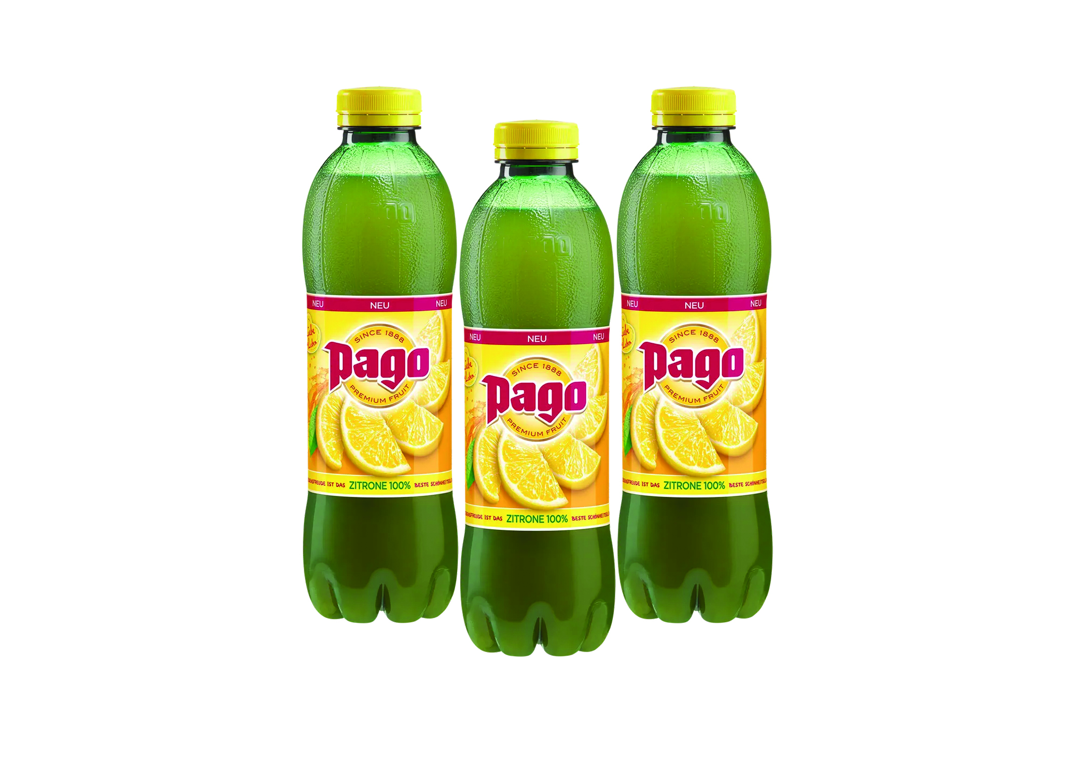(Bild für) Pago Zitrone 100% 0,75L PET 6