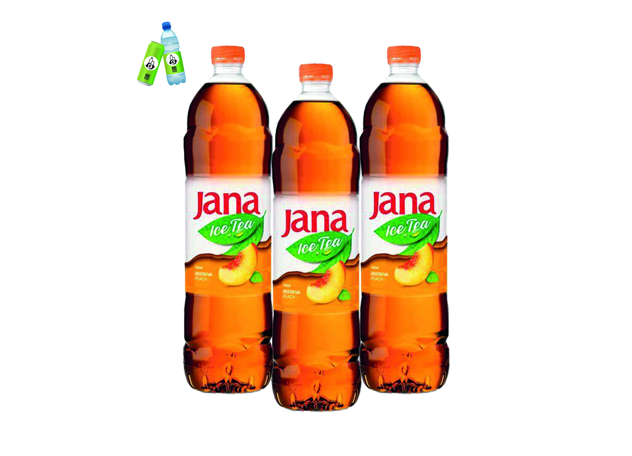 (Bild für) Jana Eistee Pfirsich 1,5L PET EWP 6