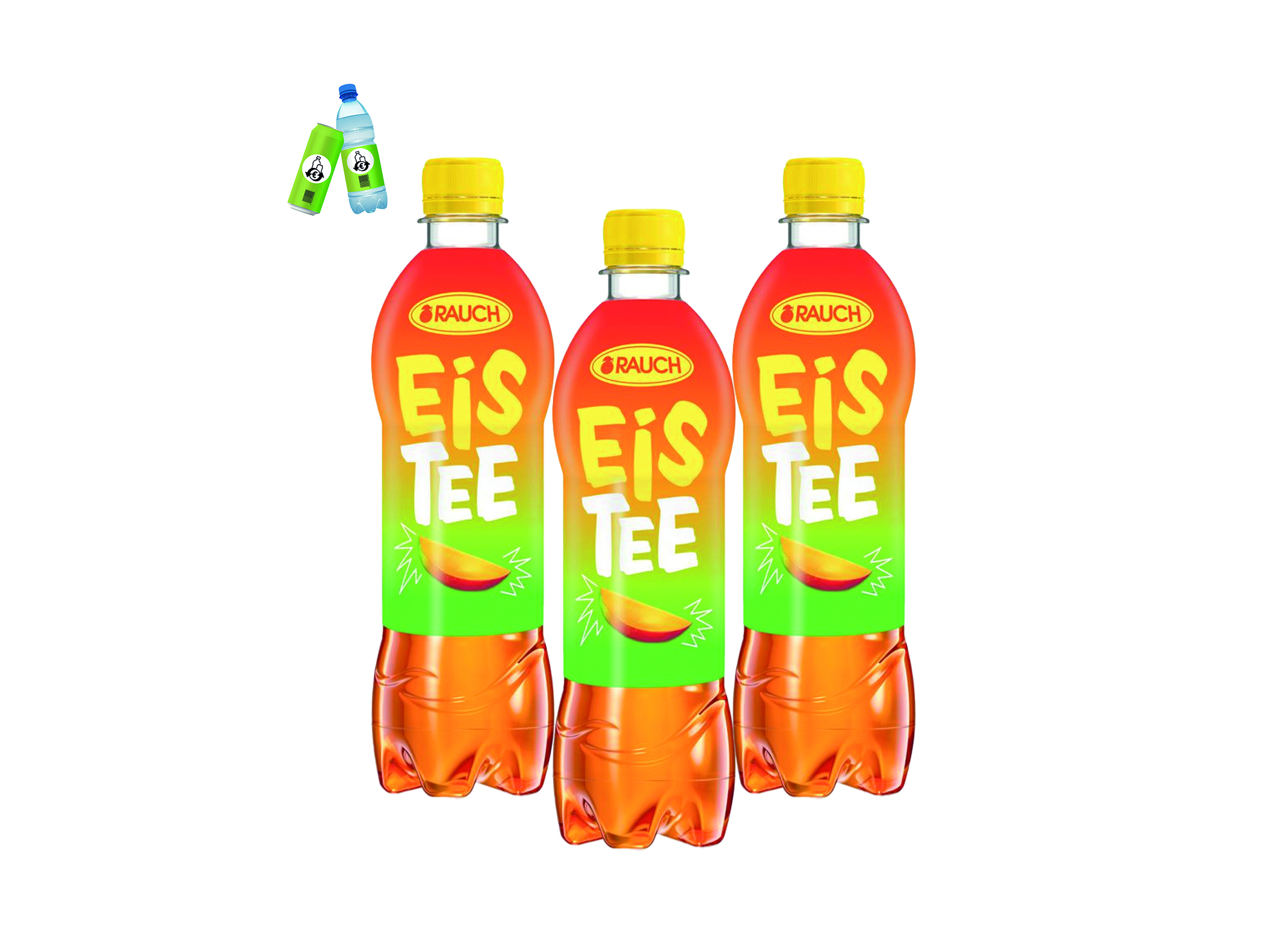 (Bild für) Rauch Eistee Mango 0,5L PET EWP 12
