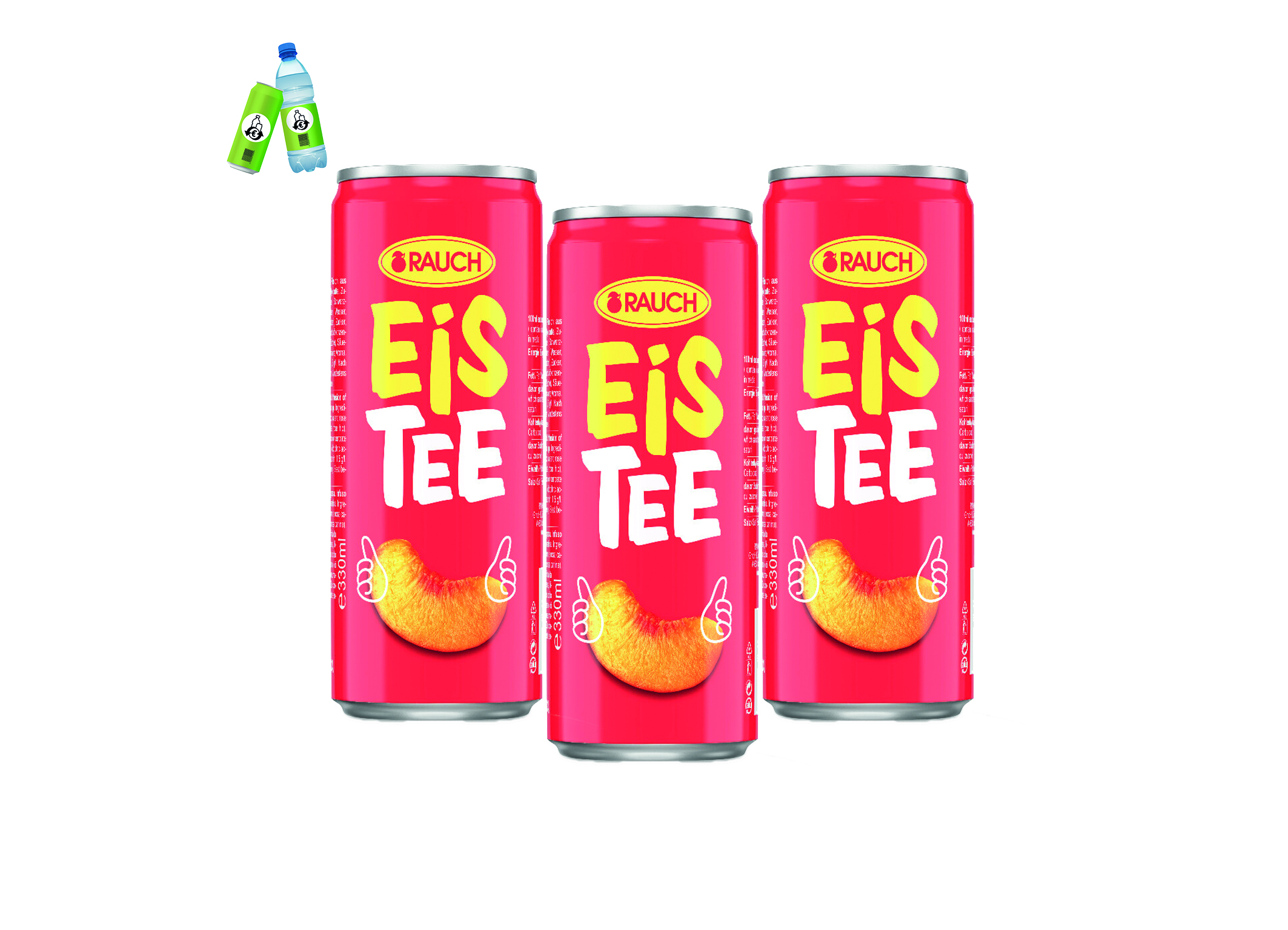 (Bild für) Rauch Eistee Pfirsich 0,33L DS EWP 24