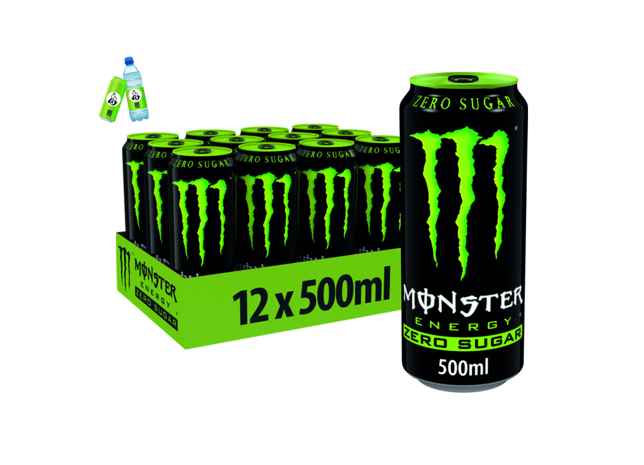 (Bild für) Monster Energy Zero 0,5L DS EWP 12