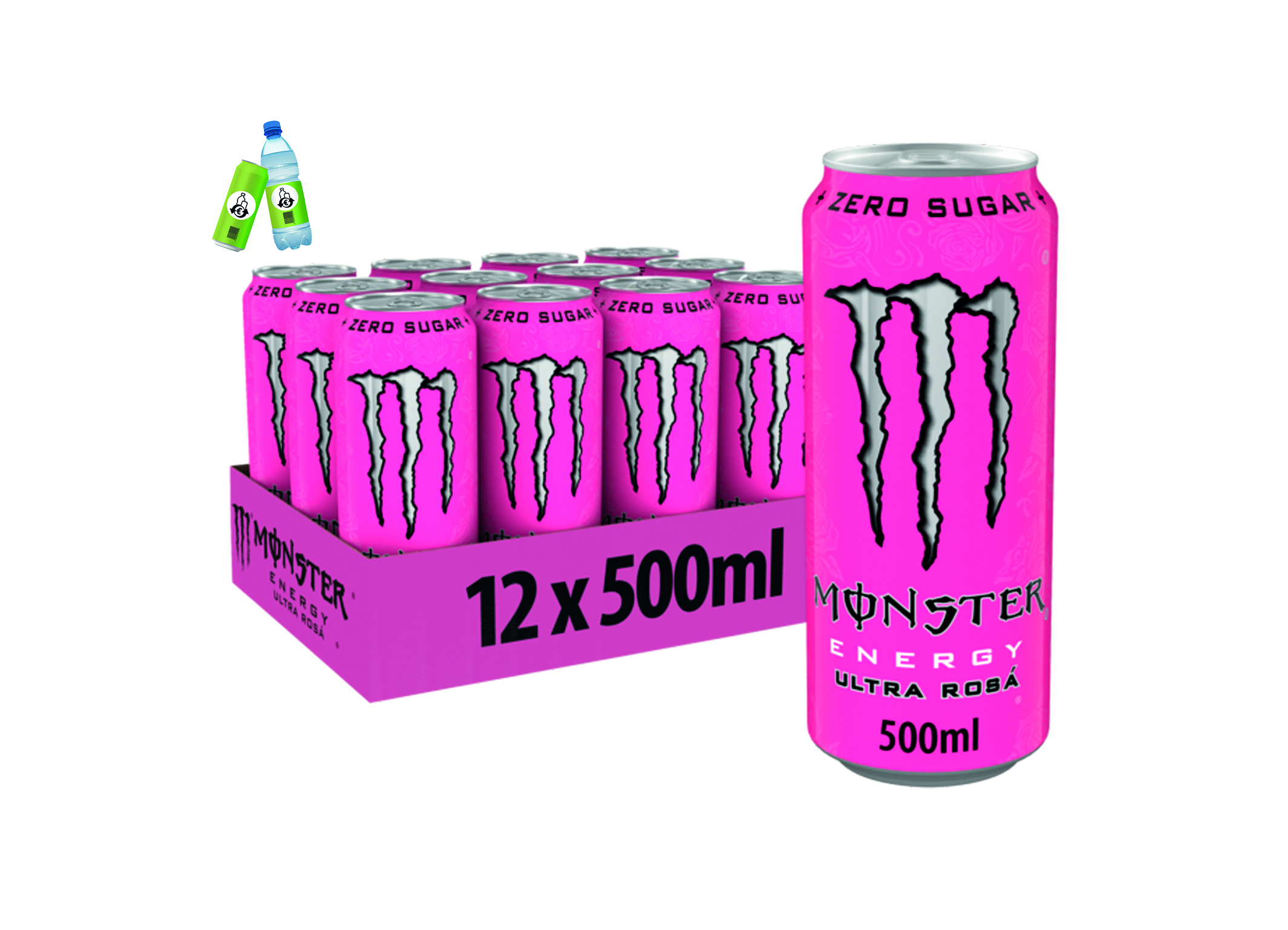(Bild für) Monster Ultra Rosa 0,5L DS EWP 12