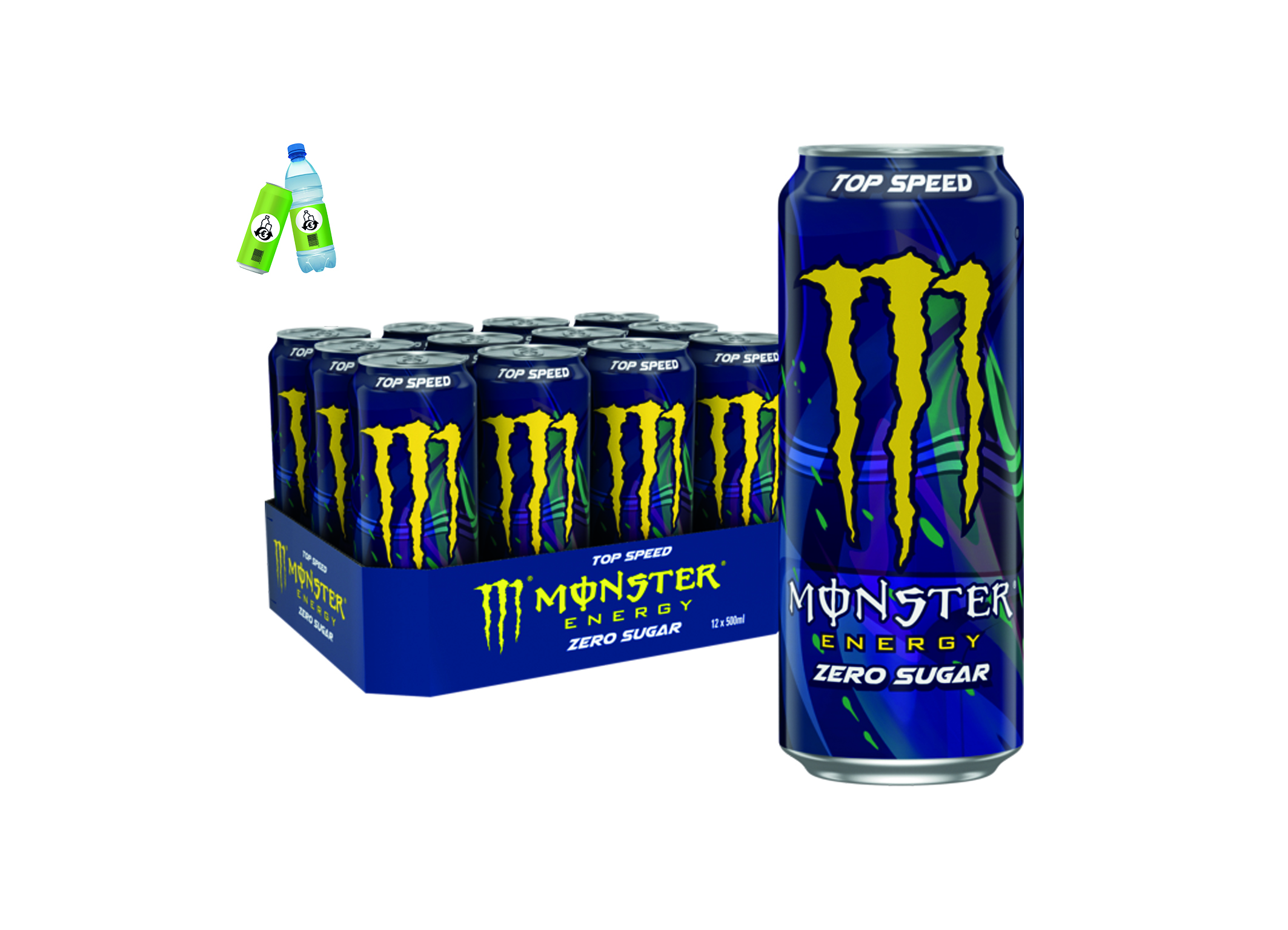 (Bild für) Monster Top Speed Zero 0,5L DS EWP 12