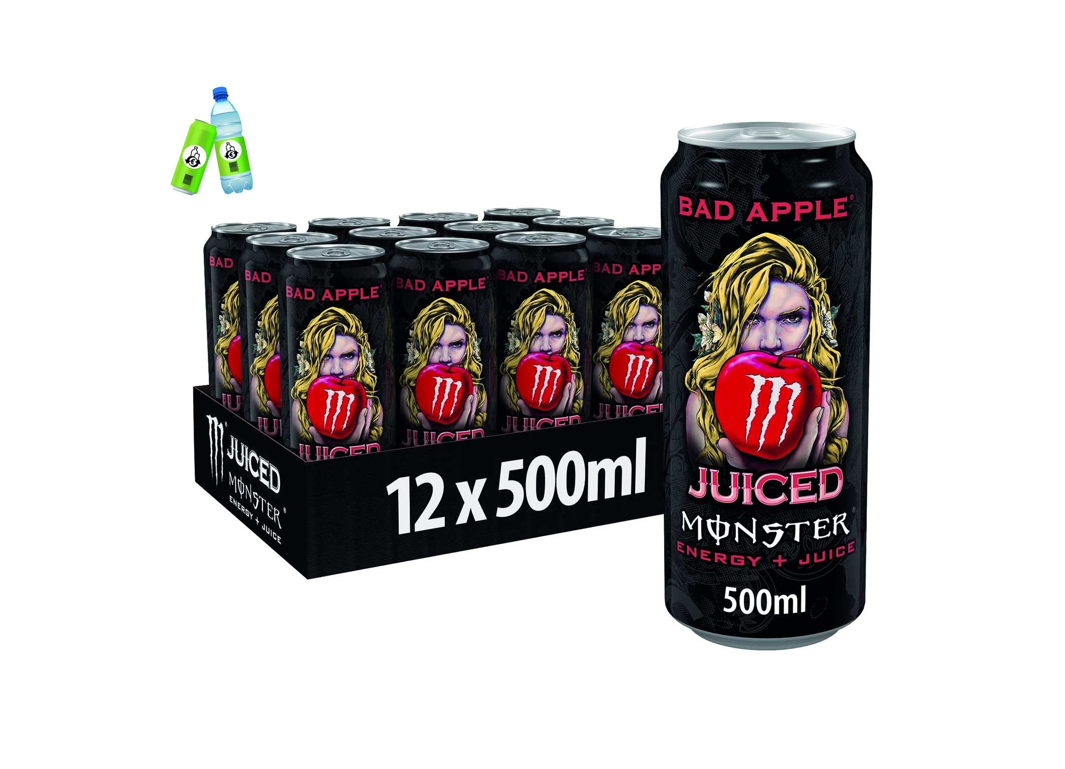 (Bild für) Monster Bad Apple 0,5L DS EWP 12