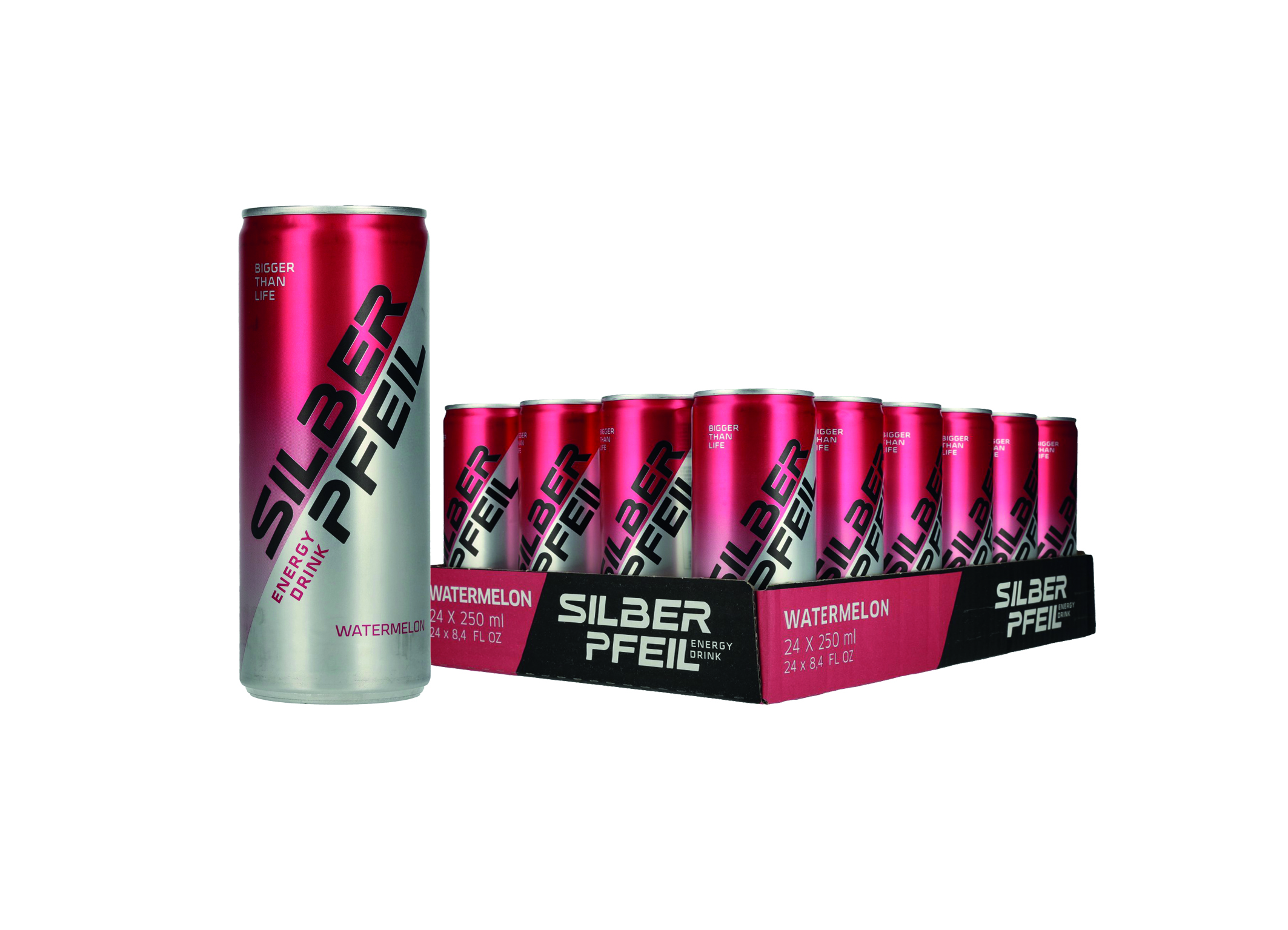 (Bild für) Silberpfeil Energy Watermelon 0,25L DS 24