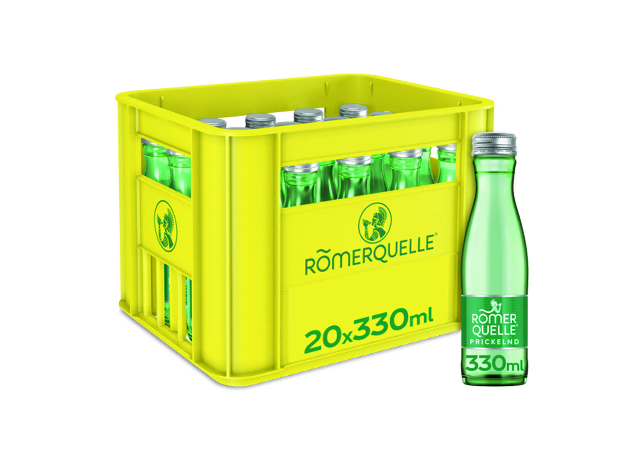 (Bild für) Römerquelle Prickelnd 0,33L FL MW 20