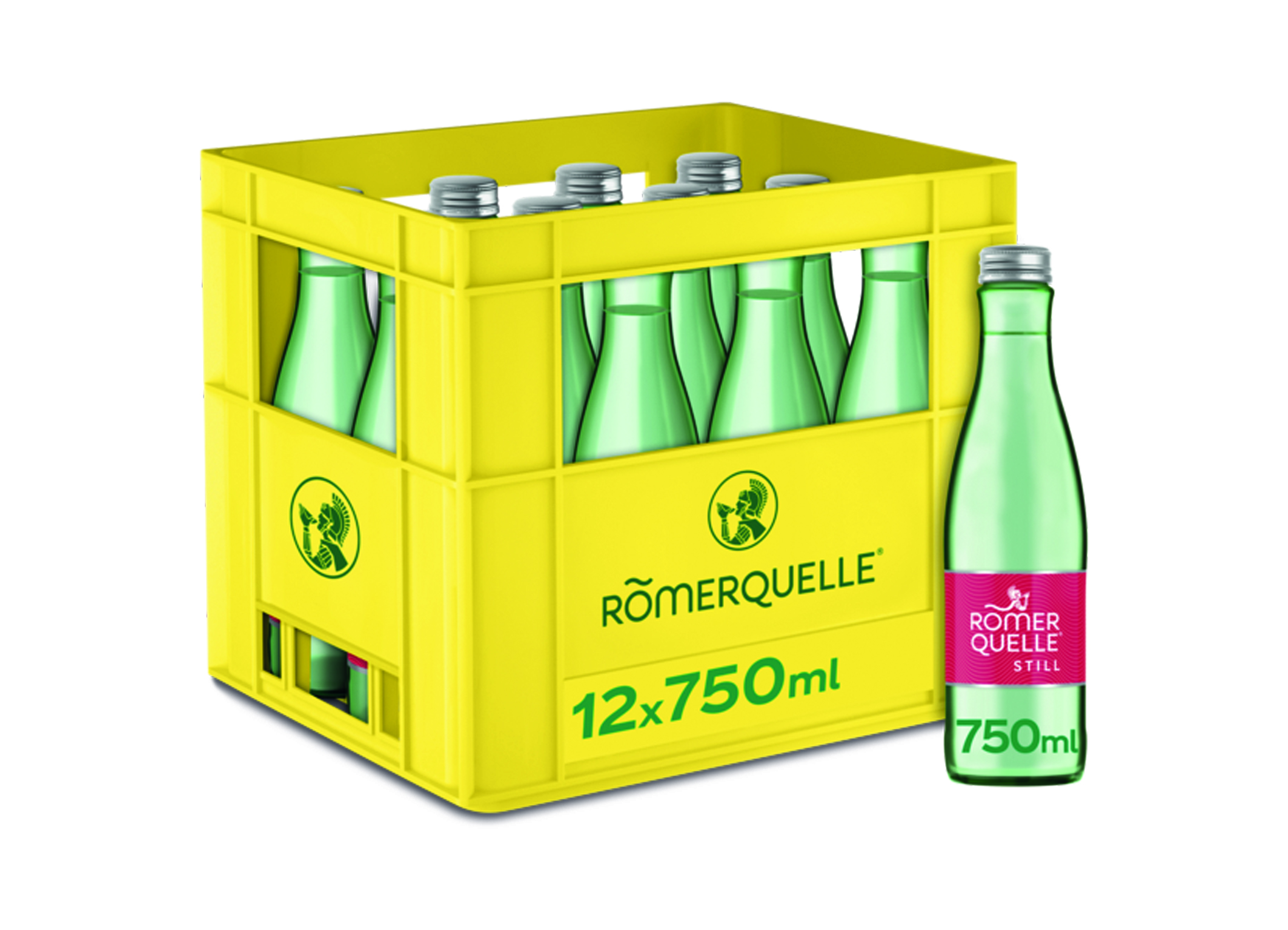 (Bild für) Römerquelle Still 0,75L FL MW 12