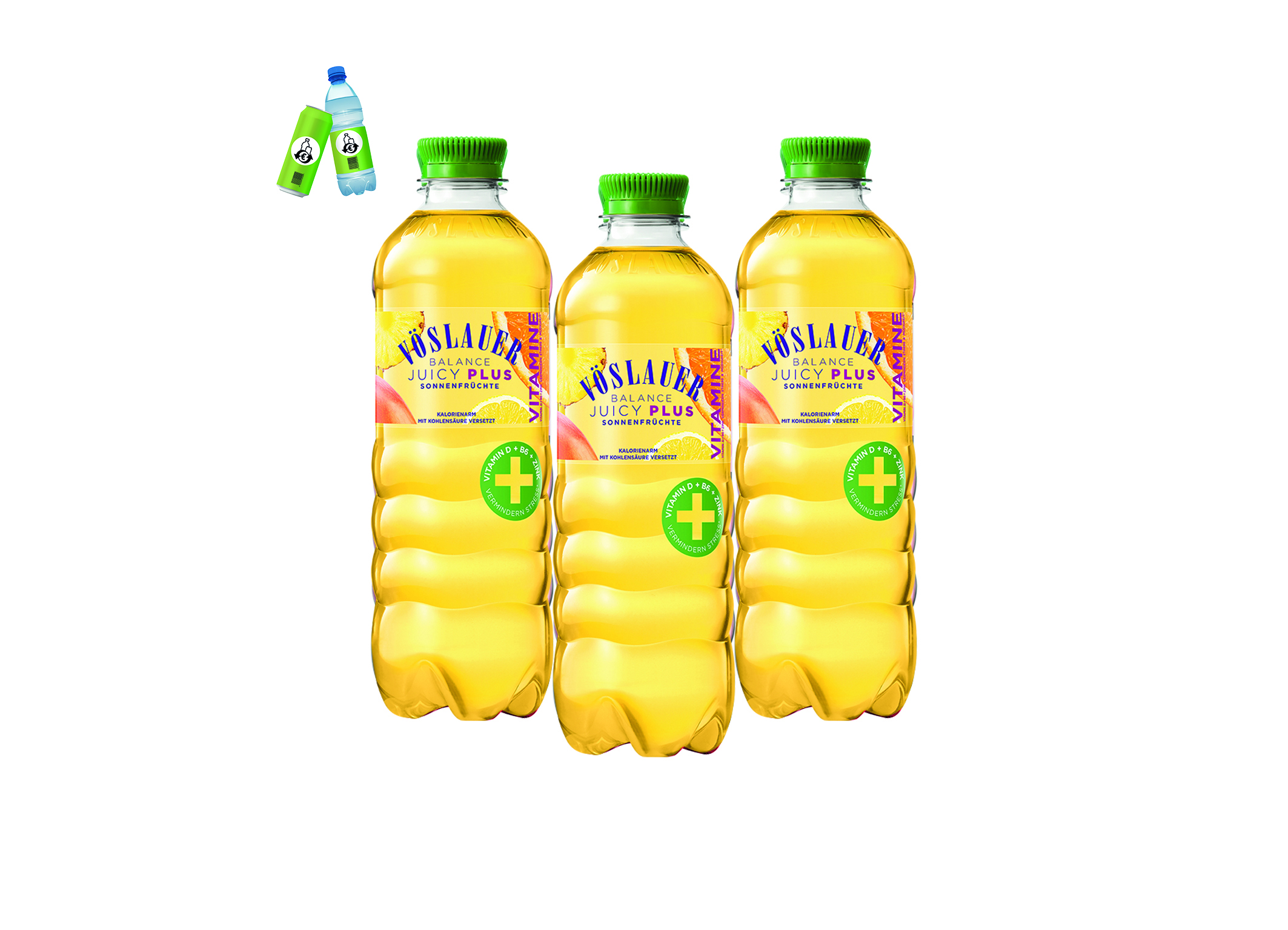 (Bild für) Vöslauer Balance Sonnenfrüchte 0,5L PET EWP 12