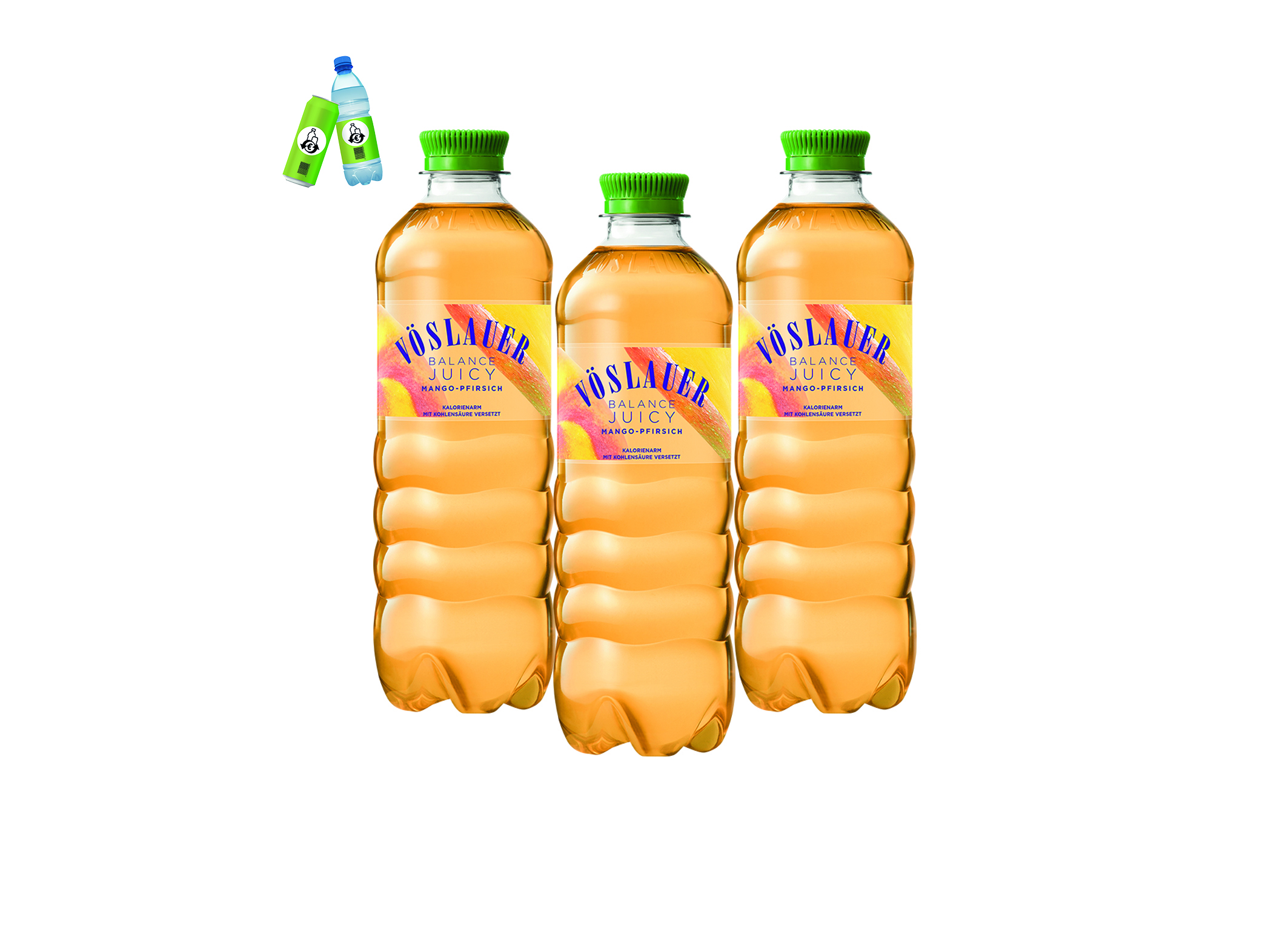 (Bild für) Vöslauer Balance Mango Pfirsich 0,5L PET EWP 12