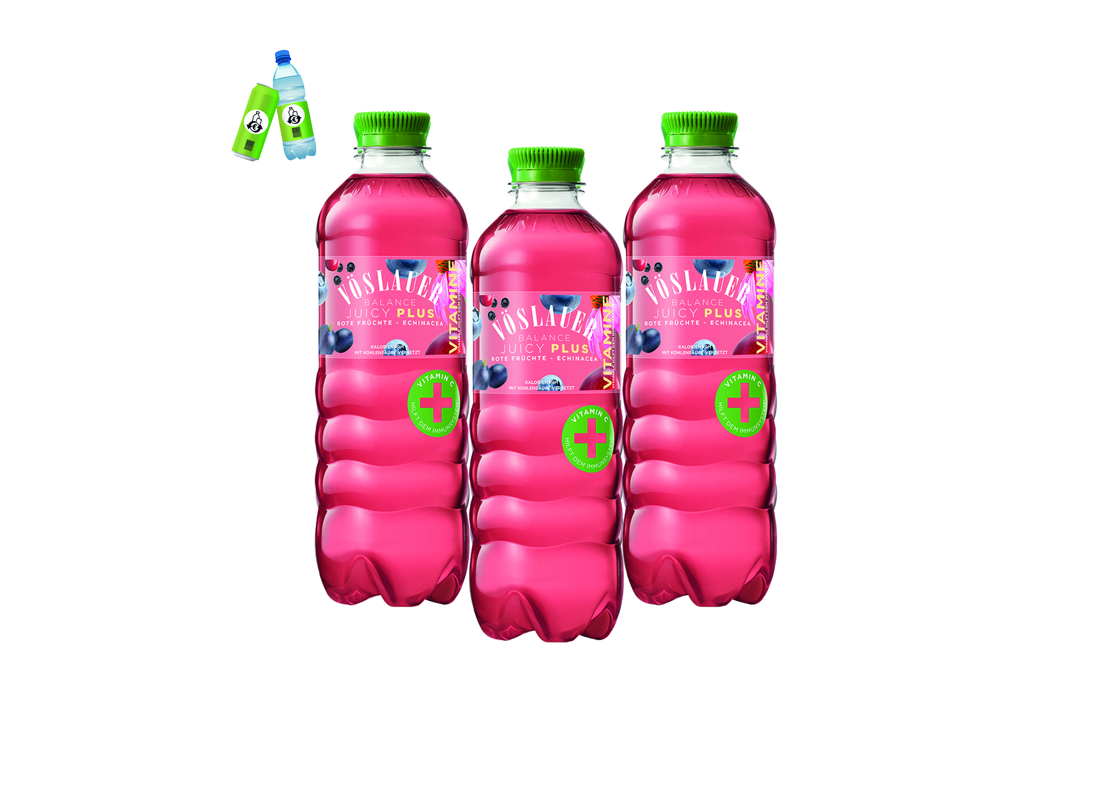 (Bild für) Vöslauer Balance Rote Früchte 0,5L PET EWP 12