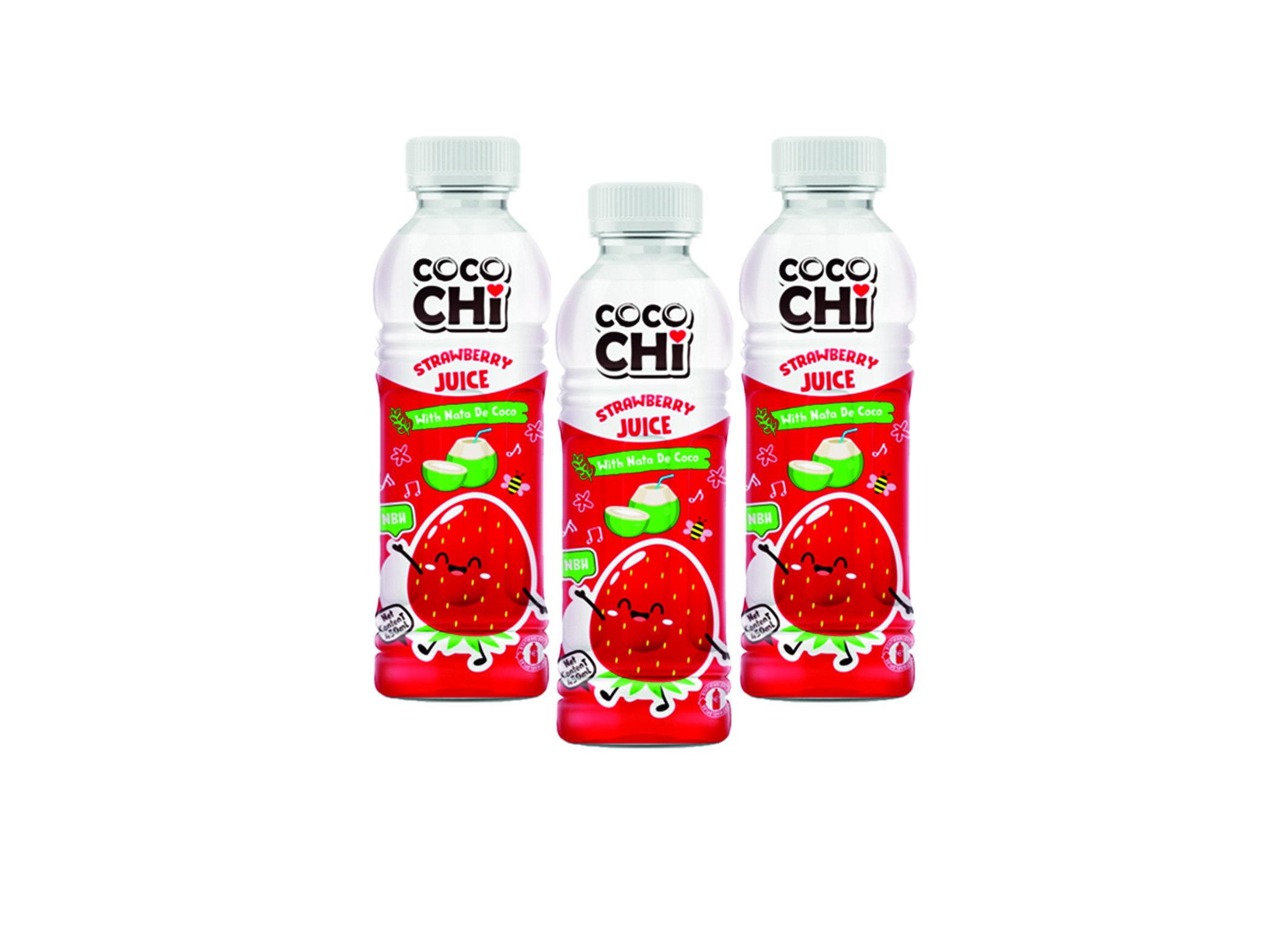 (Bild für) Cocochi Strawberry Juice 0,45L PET 24