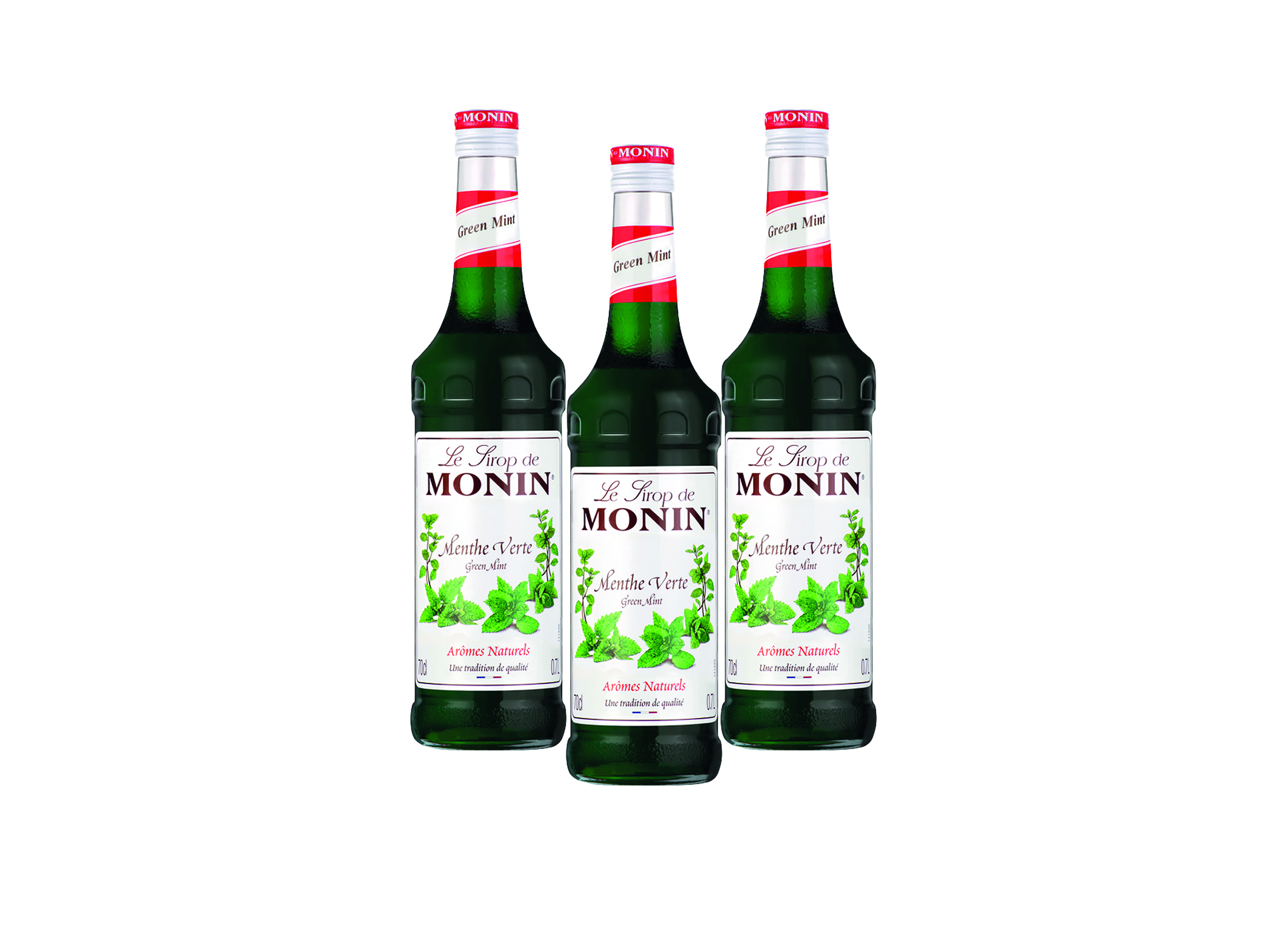 (Bild für) Monin Sirup Pfefferminz Grün 0,7L 6
