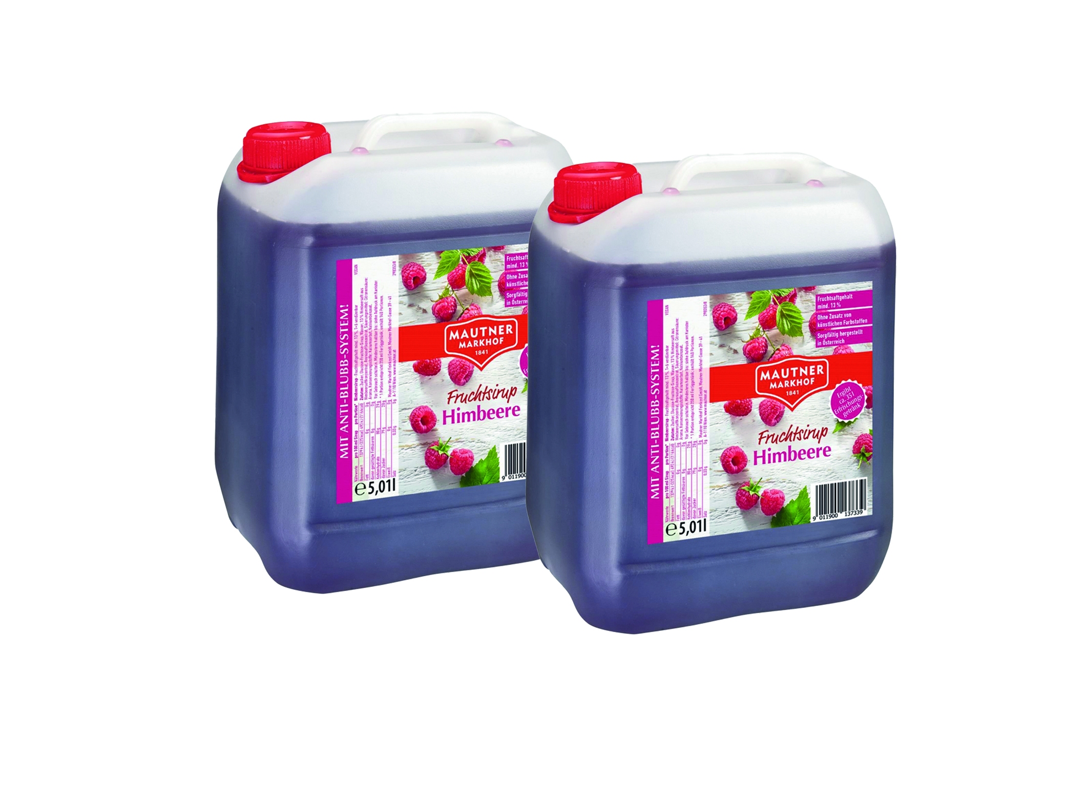 (Bild für) Mautner Markhof Himbeer Sirup 5,01L 1