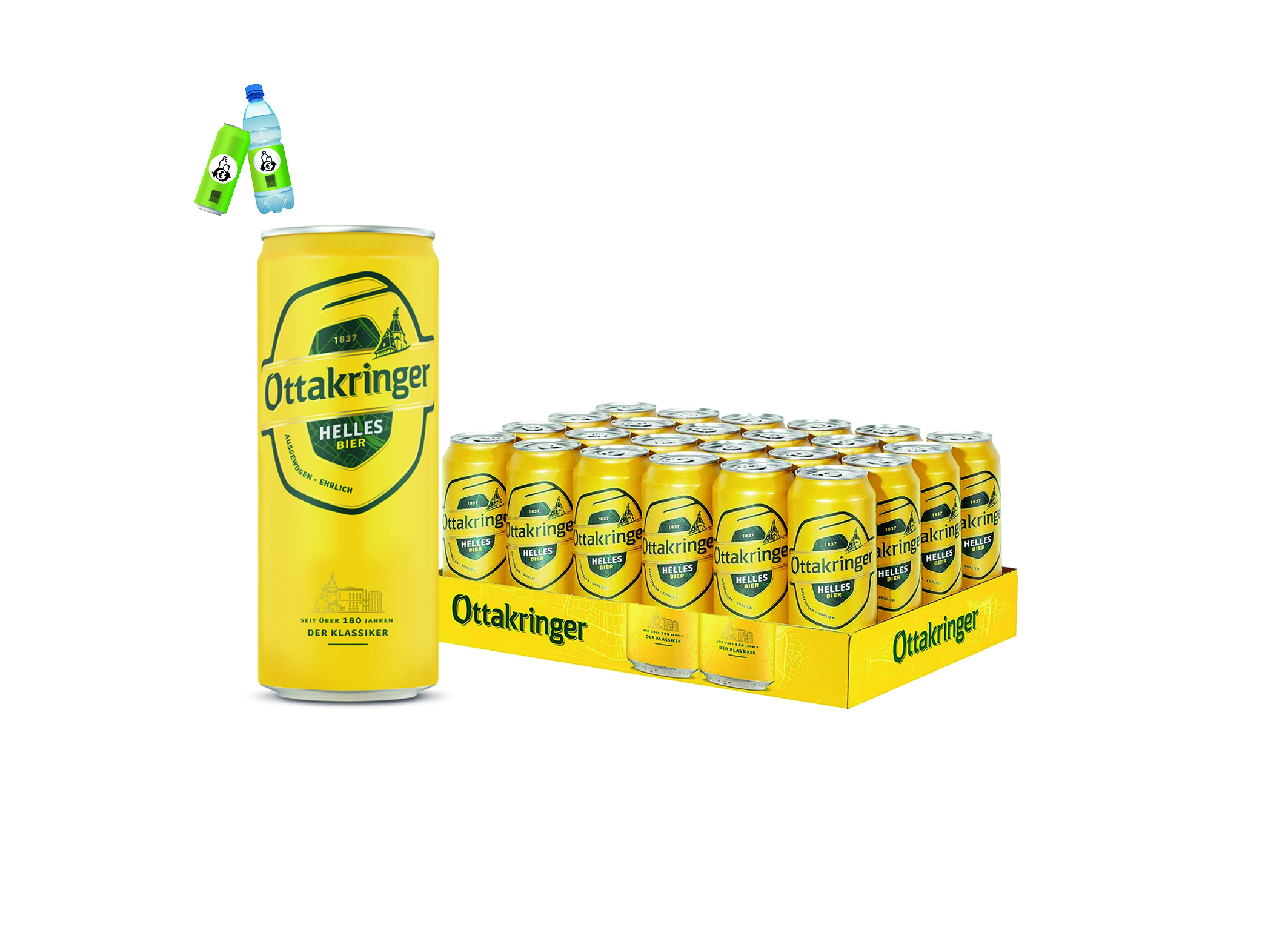(Bild für) Ottakringer Helles 0,5L DS EWP 24