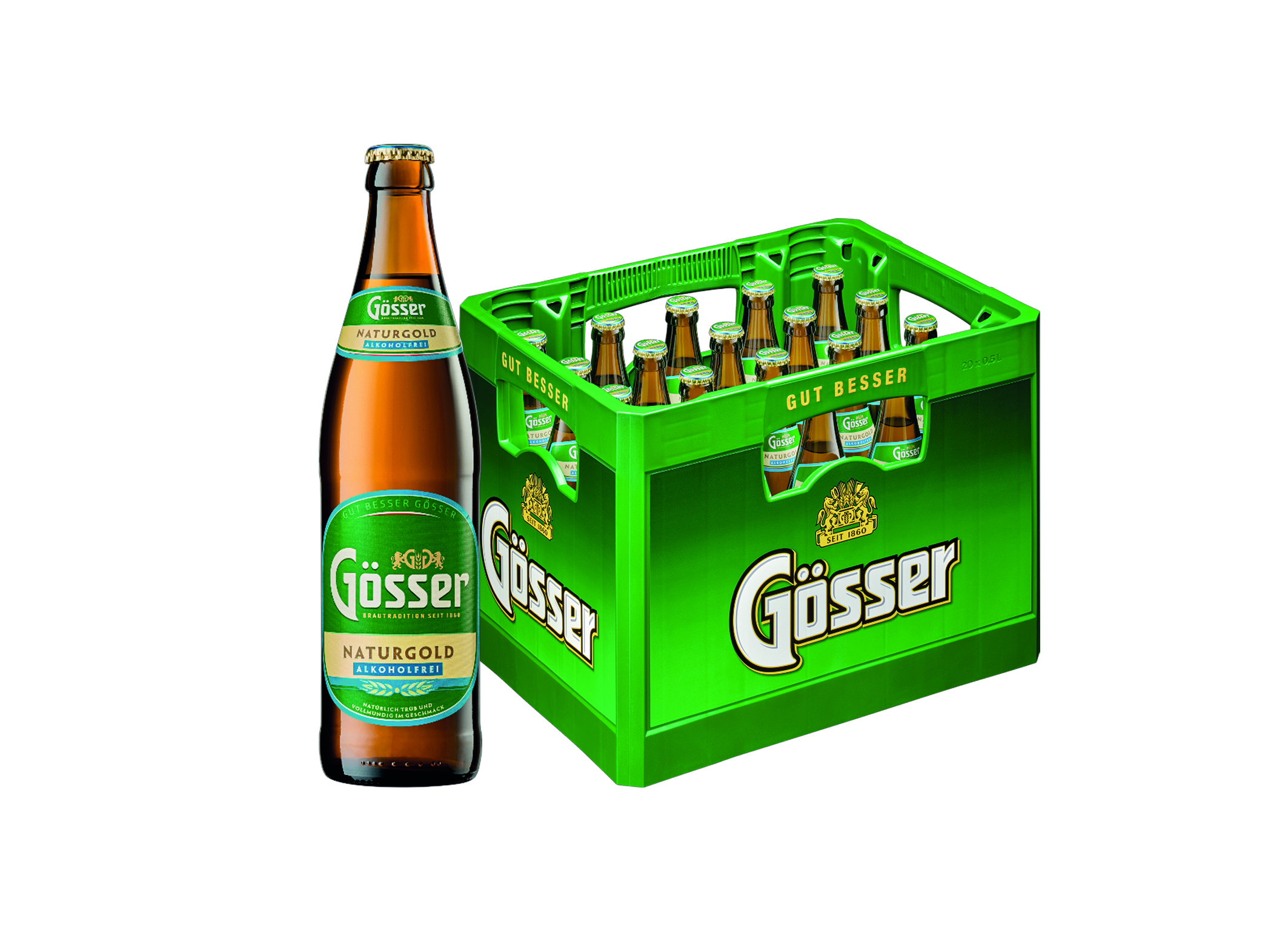 (Bild für) Gösser Naturgold 0,5L FL MW 20
