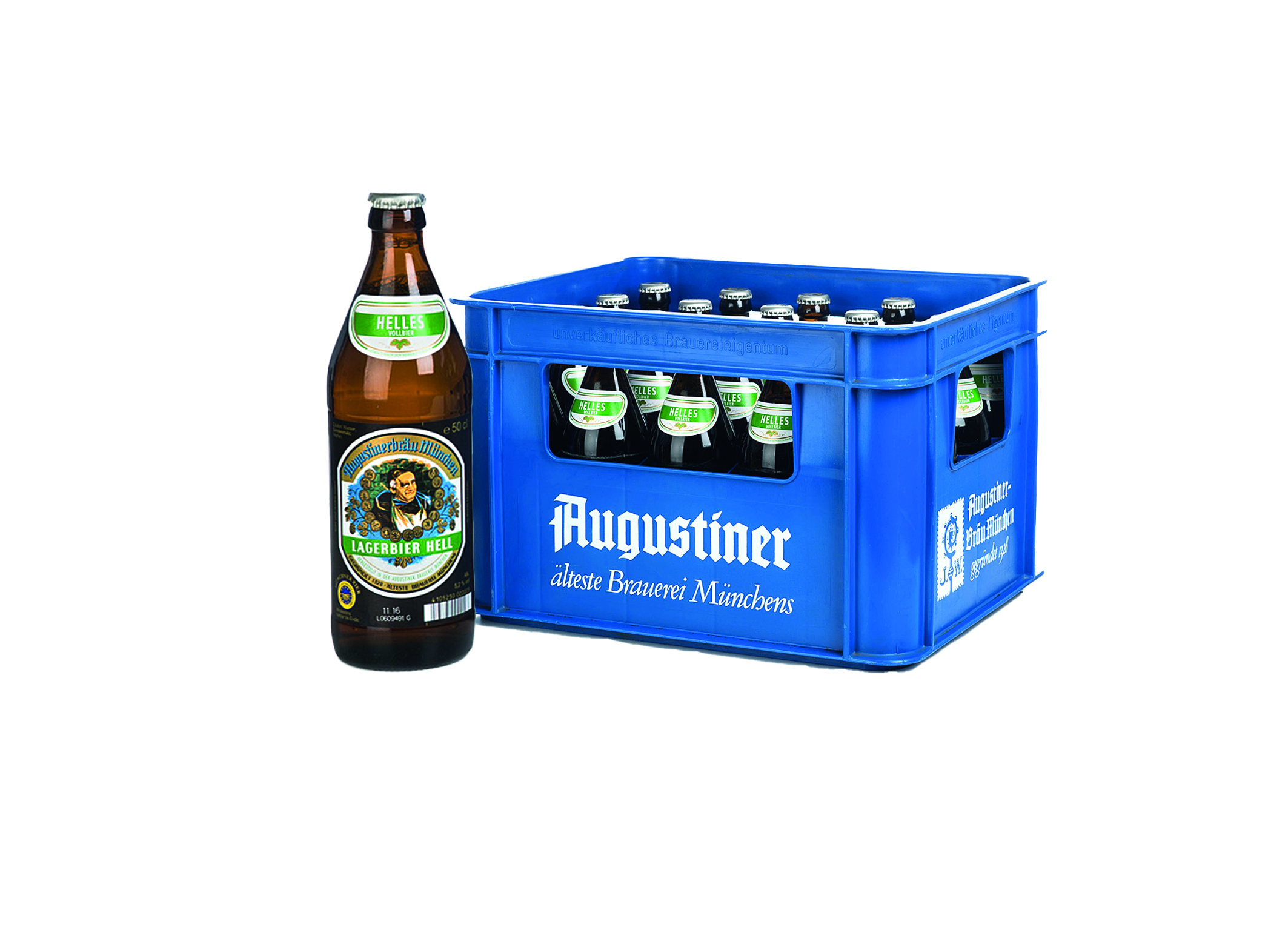 (Bild für) Augustiner Lagerbier Hell 0,5L FL MW 20