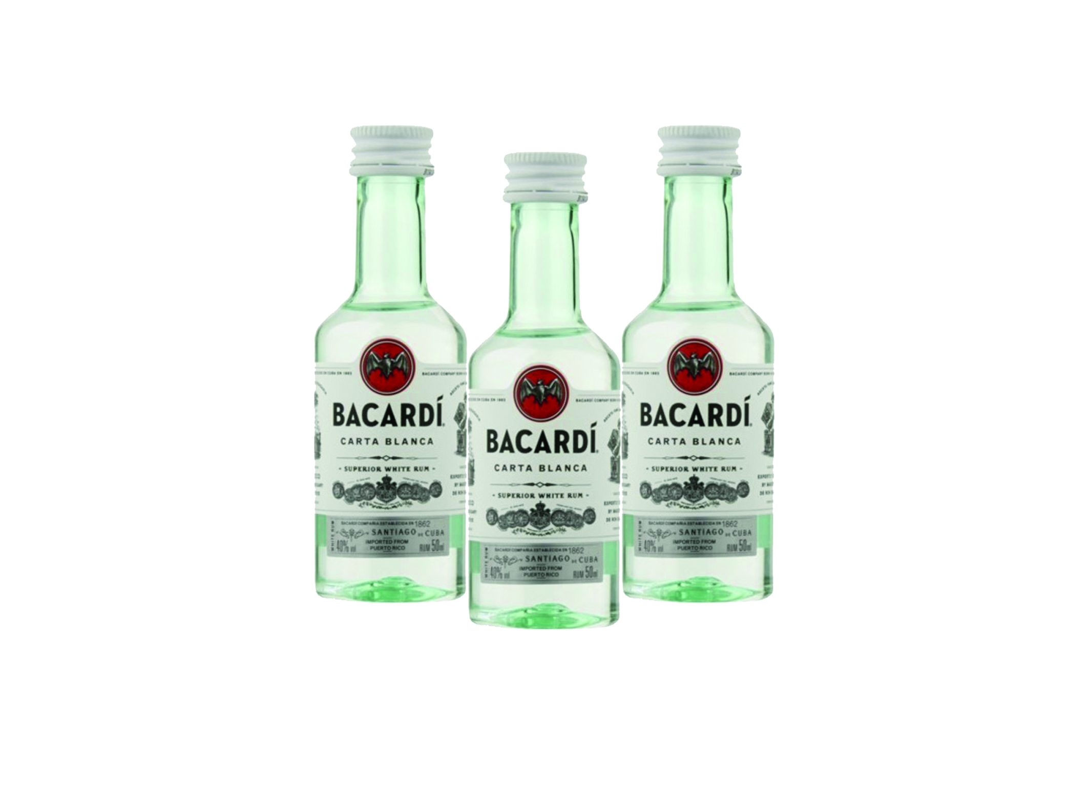 (Bild für) Bacardi Rum 0,05L 37,5% 6x10