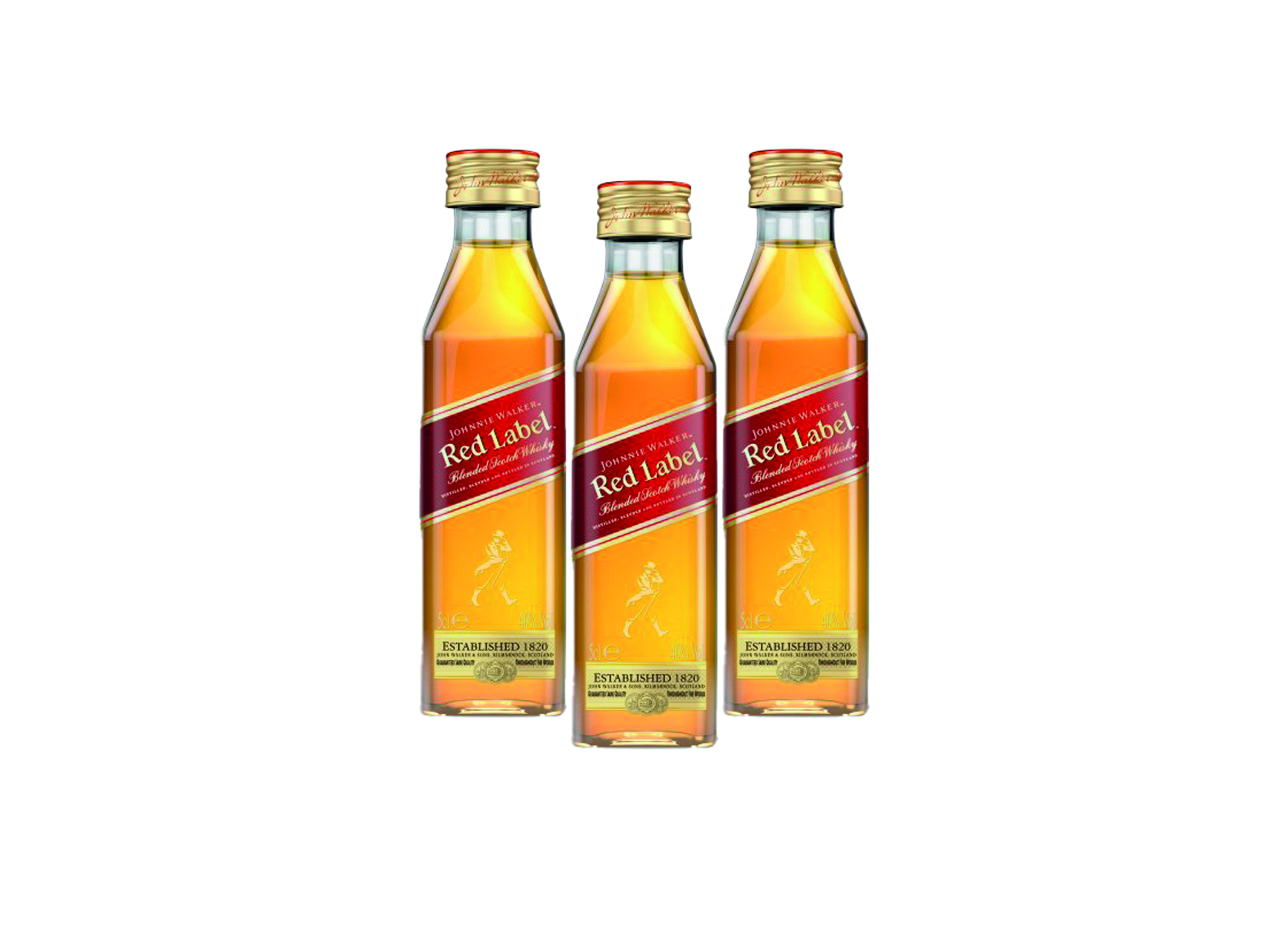 (Bild für) Johnnie Walker Red Label 0,05L 40% 12